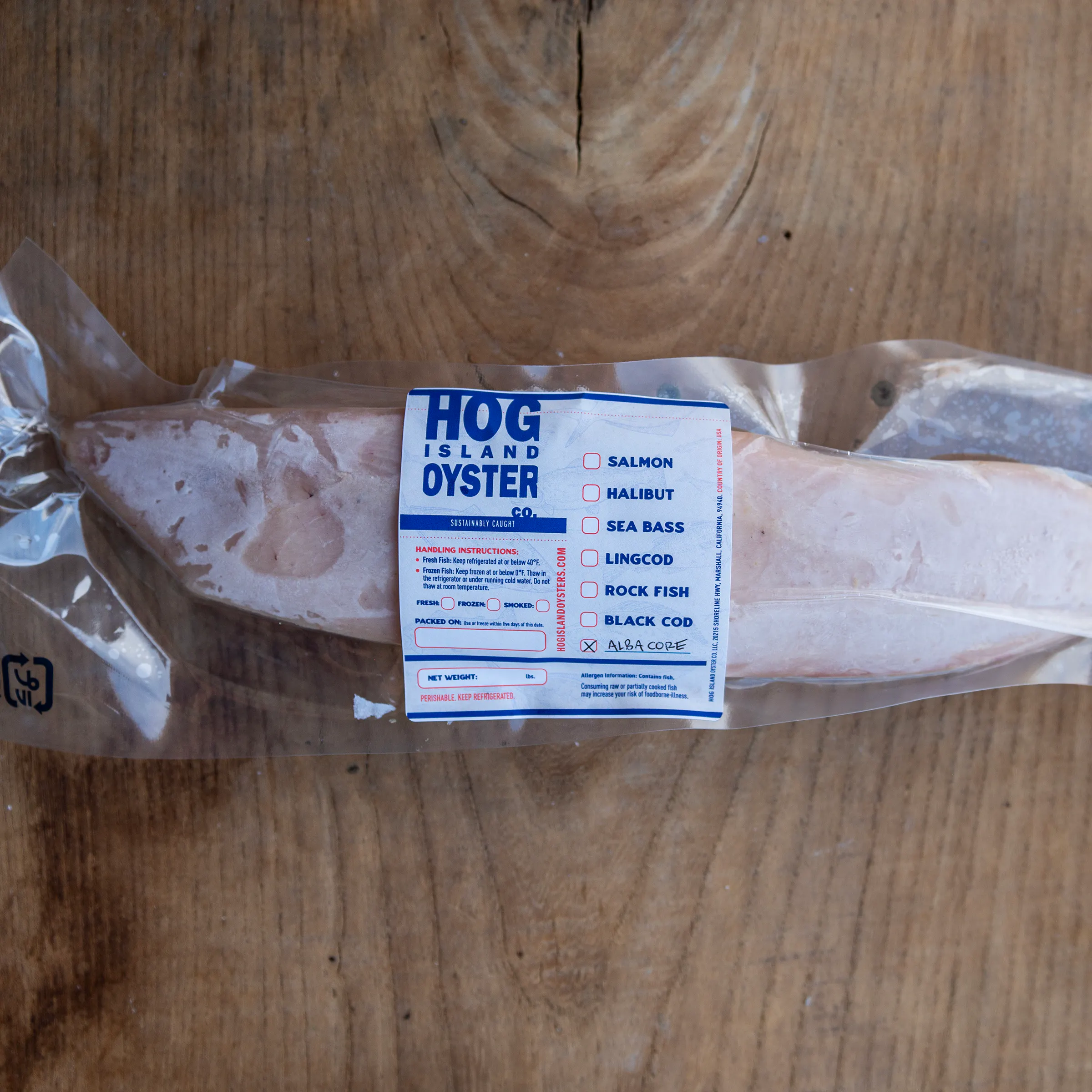 Albacore Tuna by Hog Island Oyster Co.