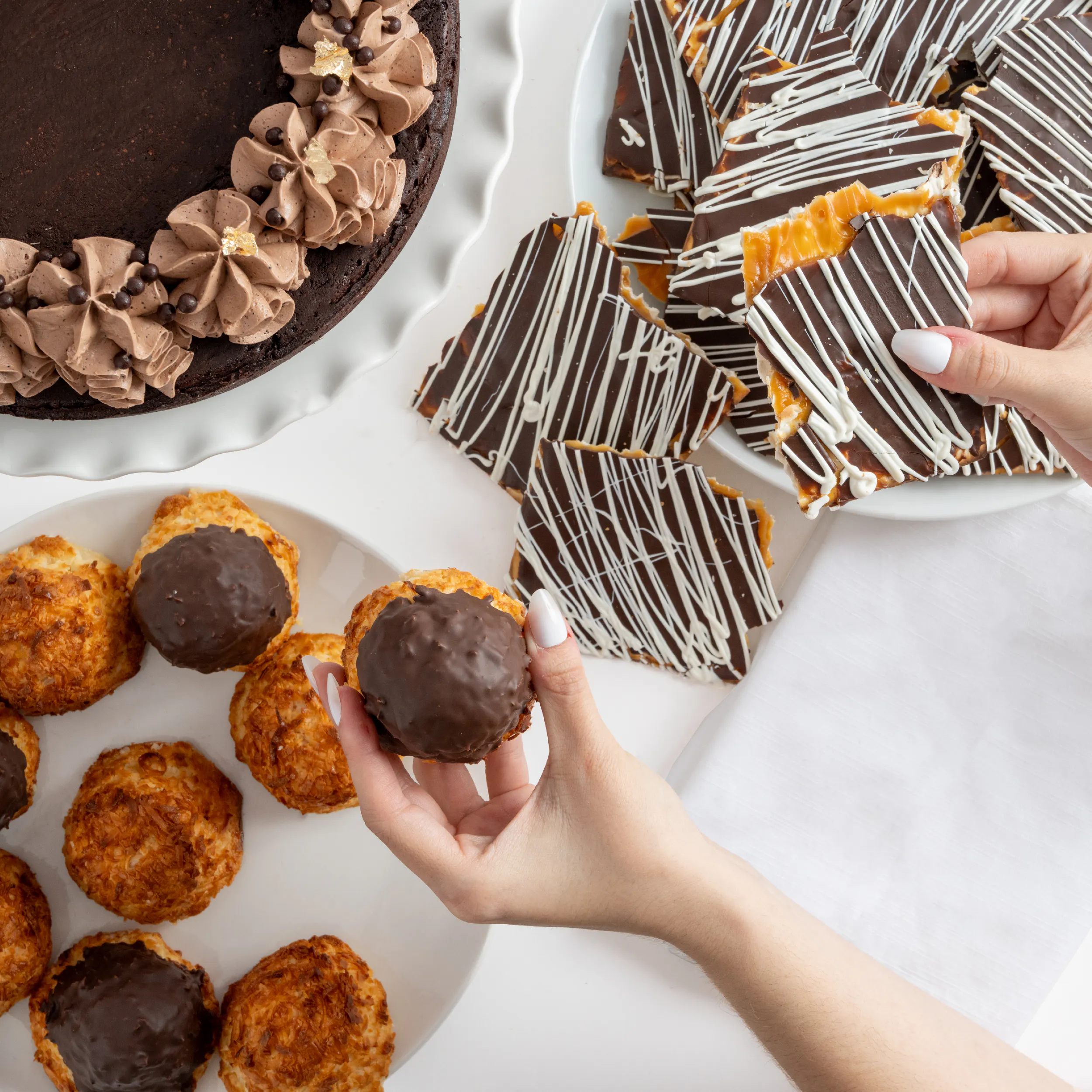 Passover Macaroons + Matzo Crunch Combo by Sweet E's Bake Shop