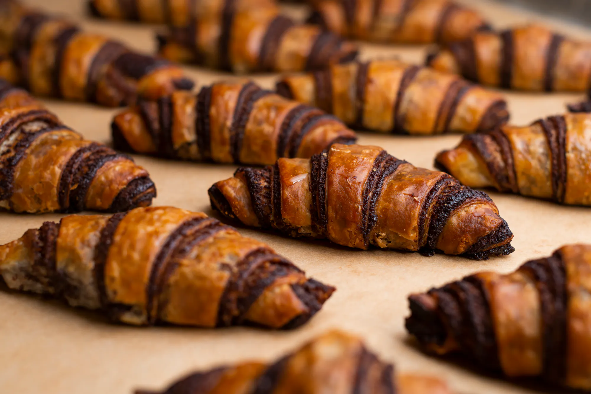 Chocolate Rugelach - 24 pack by Breads Bakery