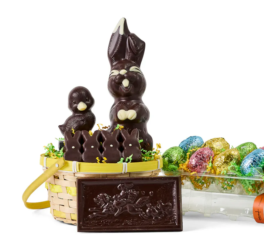 Easter Bunny's Surprise Gift Basket by Jacques Torres Chocolate