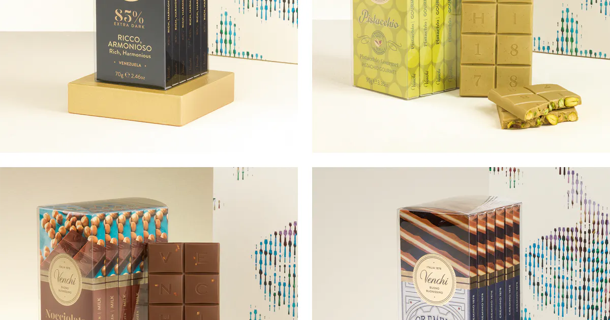 Venchi Chocolate Bars - Choose Your Own 6 Pack by Venchi | Goldbelly