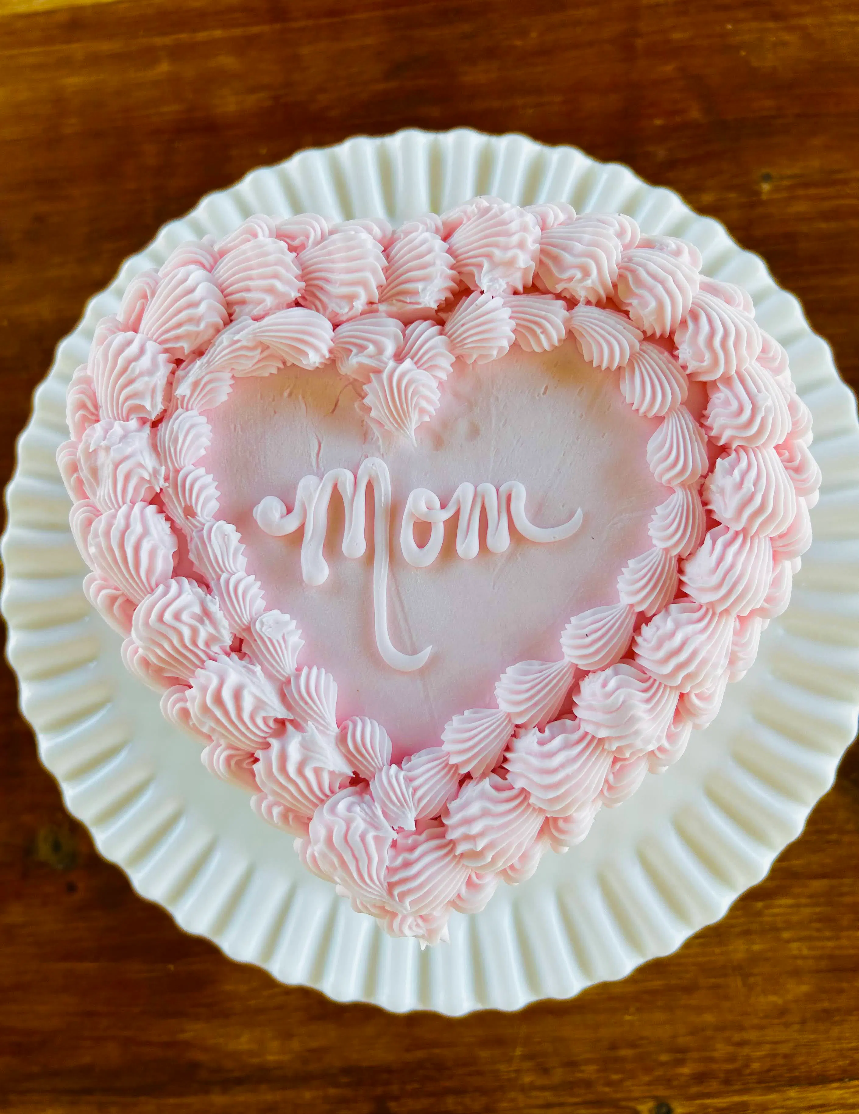 Mother's Day Heart-Shaped Cake by Blue Owl Bakery - Alternate image 2