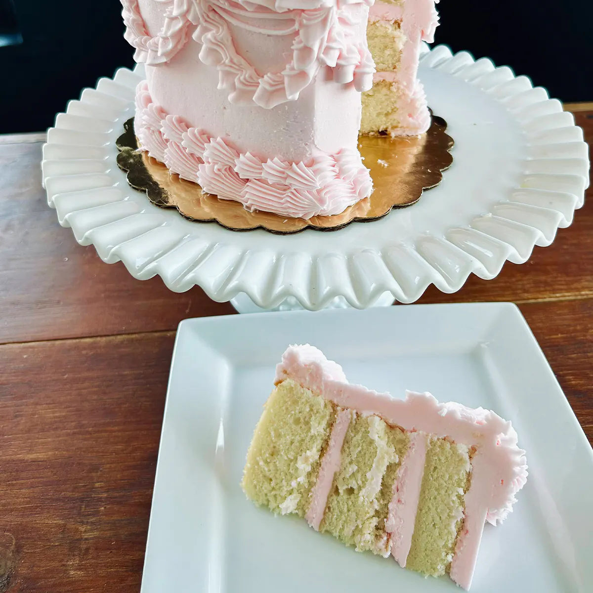 Mother's Day Heart-Shaped Cake by Blue Owl Bakery - Alternate image 1