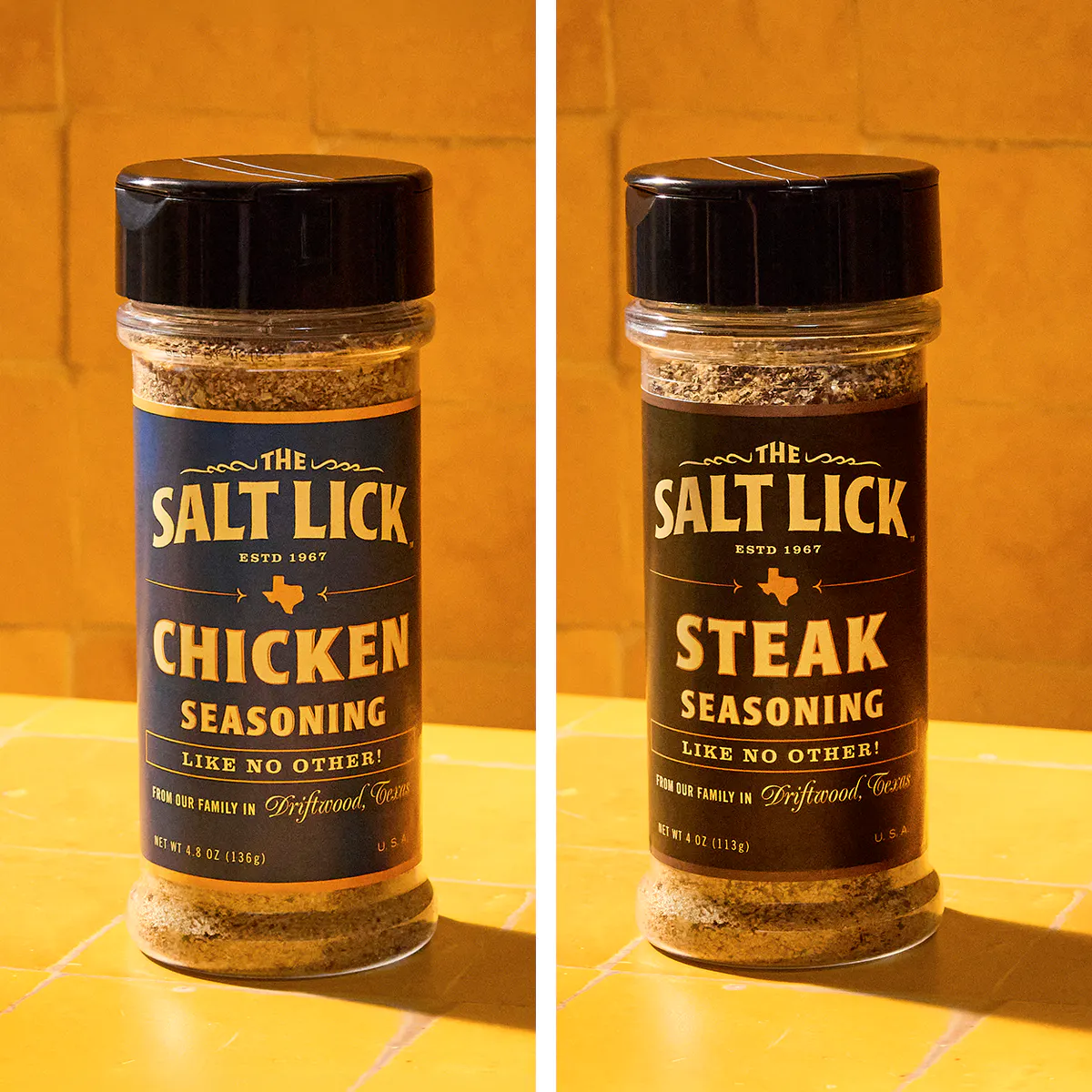 Steak + Chicken Seasoning - 2 Pack by Salt Lick BBQ