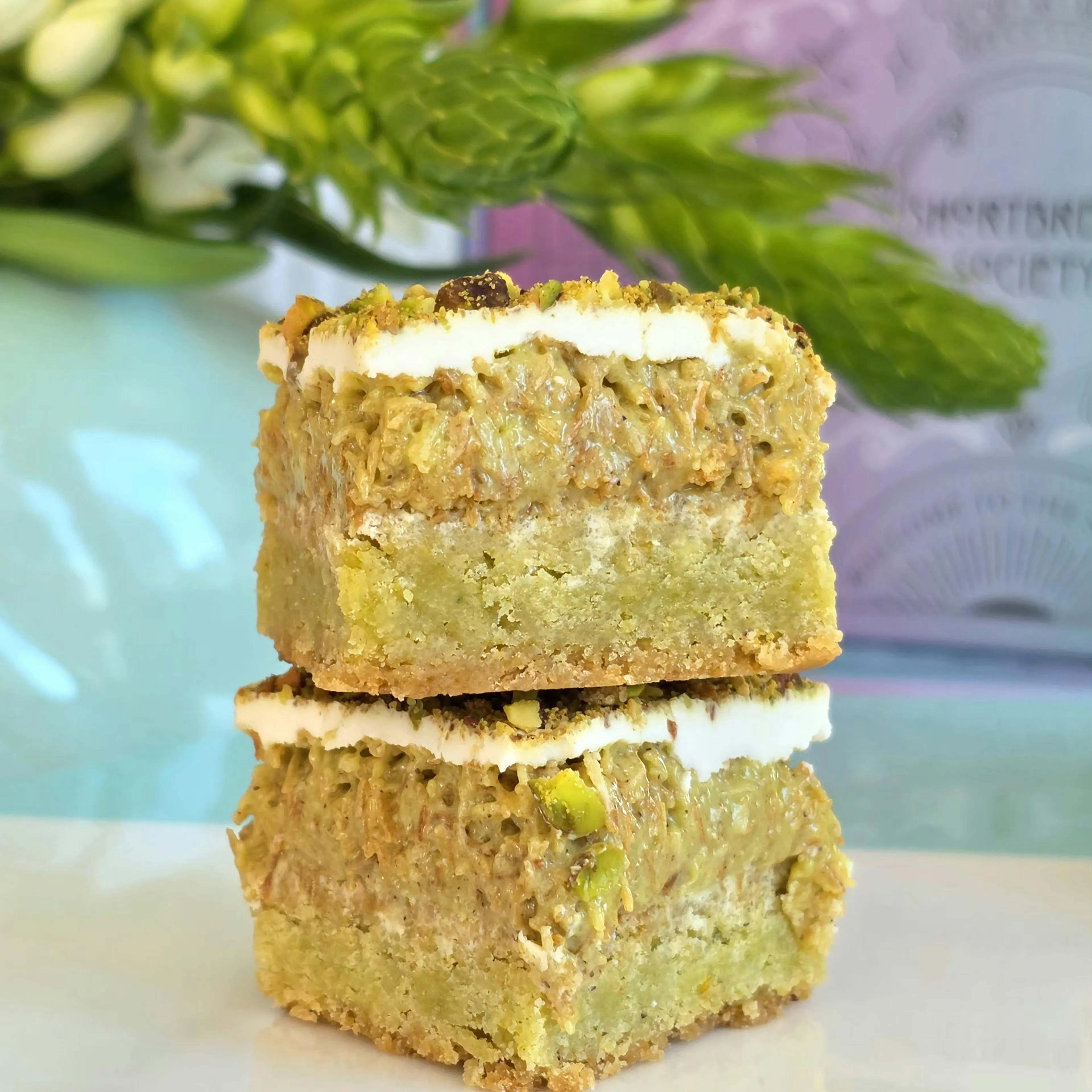 Dubai Pistachio Chocolate Bar Shortbread, Buy 1, Get 1 FREE by Shortbread Society - Alternate image 3