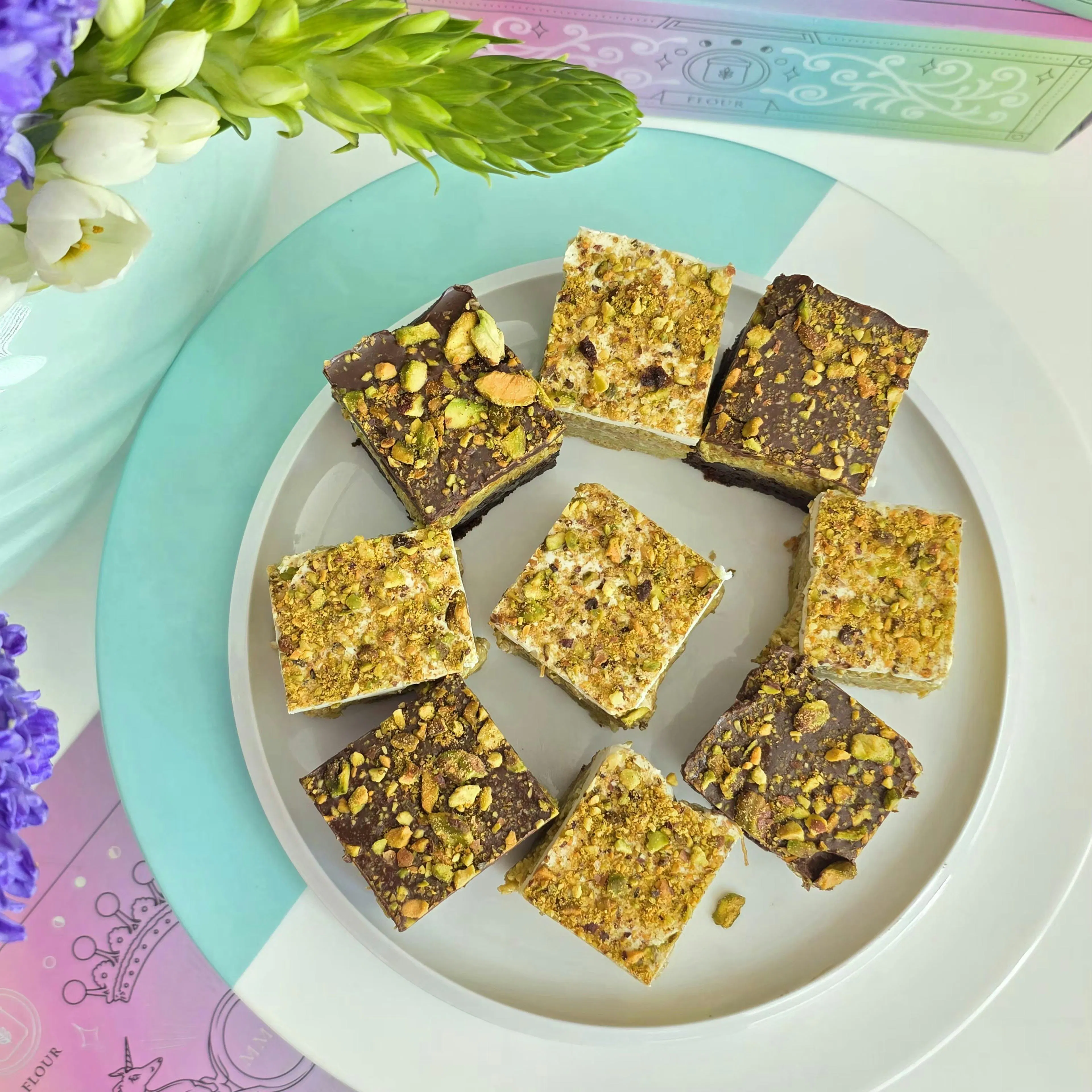 Dubai Pistachio Chocolate Bar Shortbread, Buy 1, Get 1 FREE by Shortbread Society - Alternate image 1