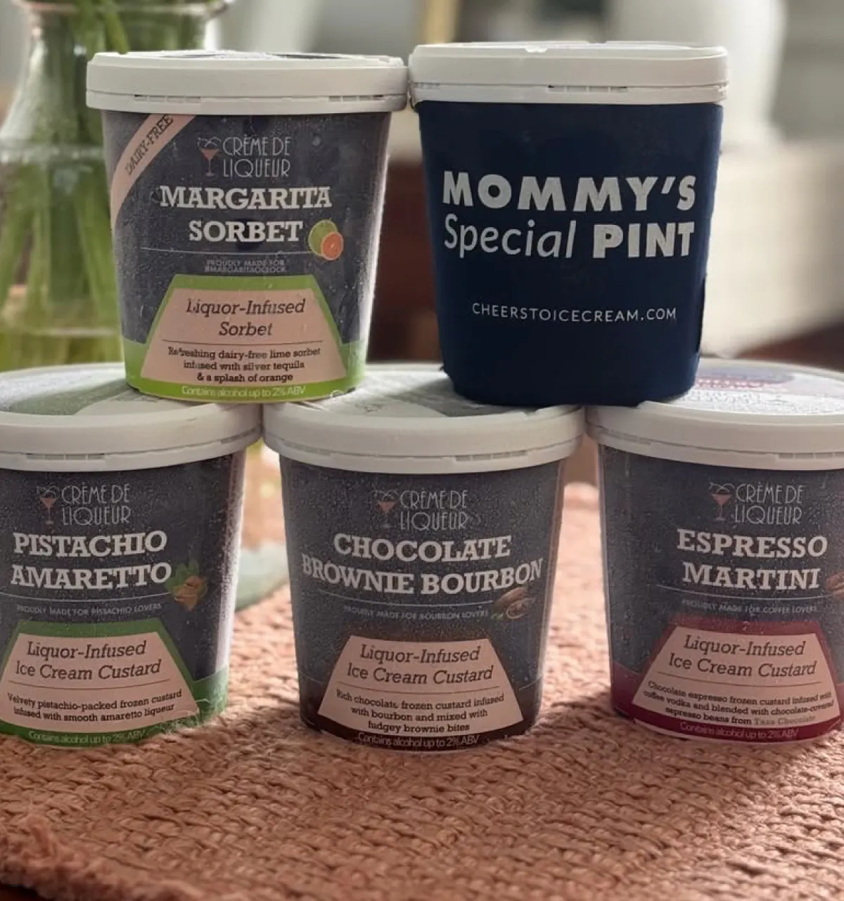 Boozy Frozen Custard Hostess Collection - 5 pints by Crème de Liqueur - Alternate image 5