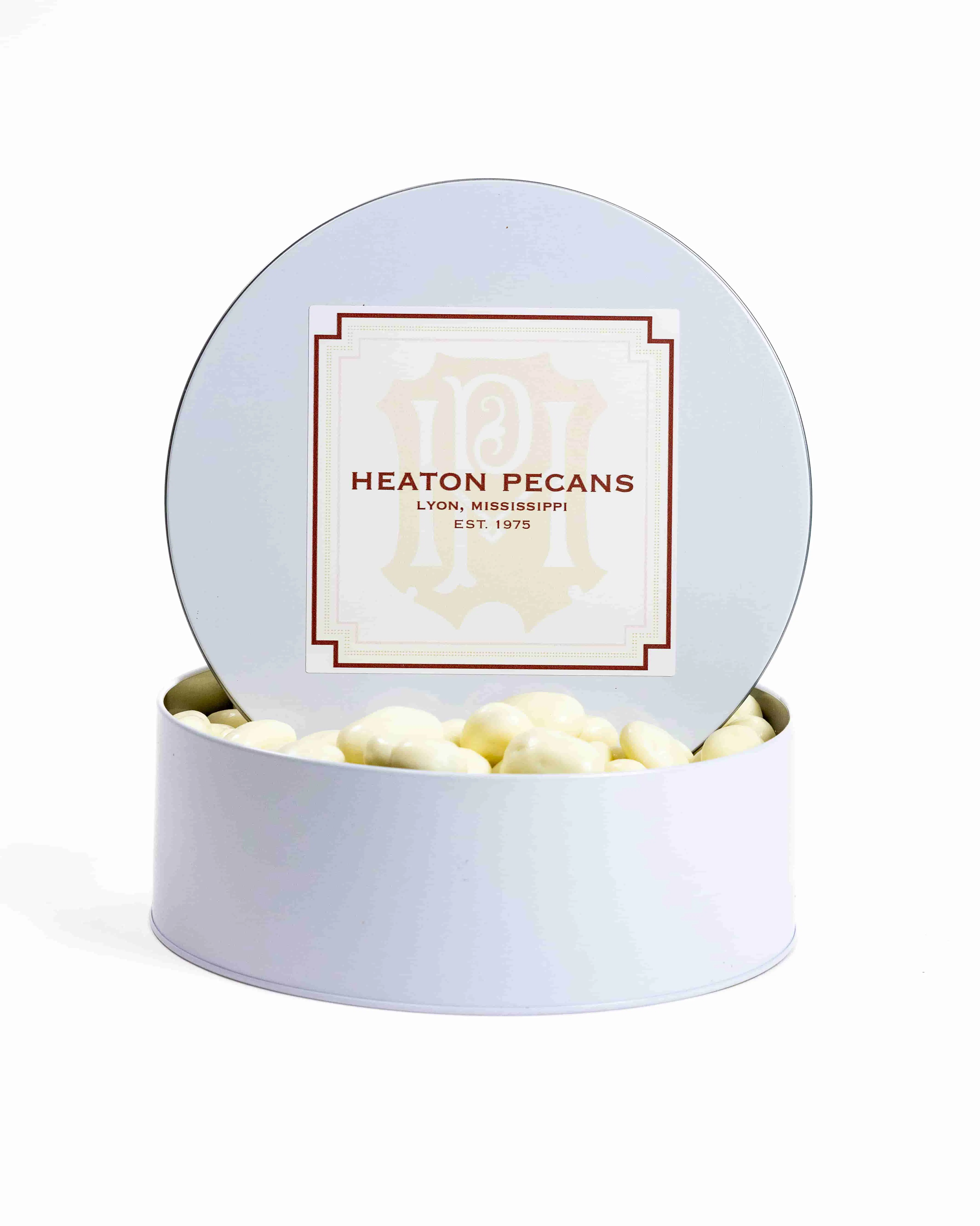 White Chocolate Pecan Gift Tin by Heaton Pecans - Alternate image 1