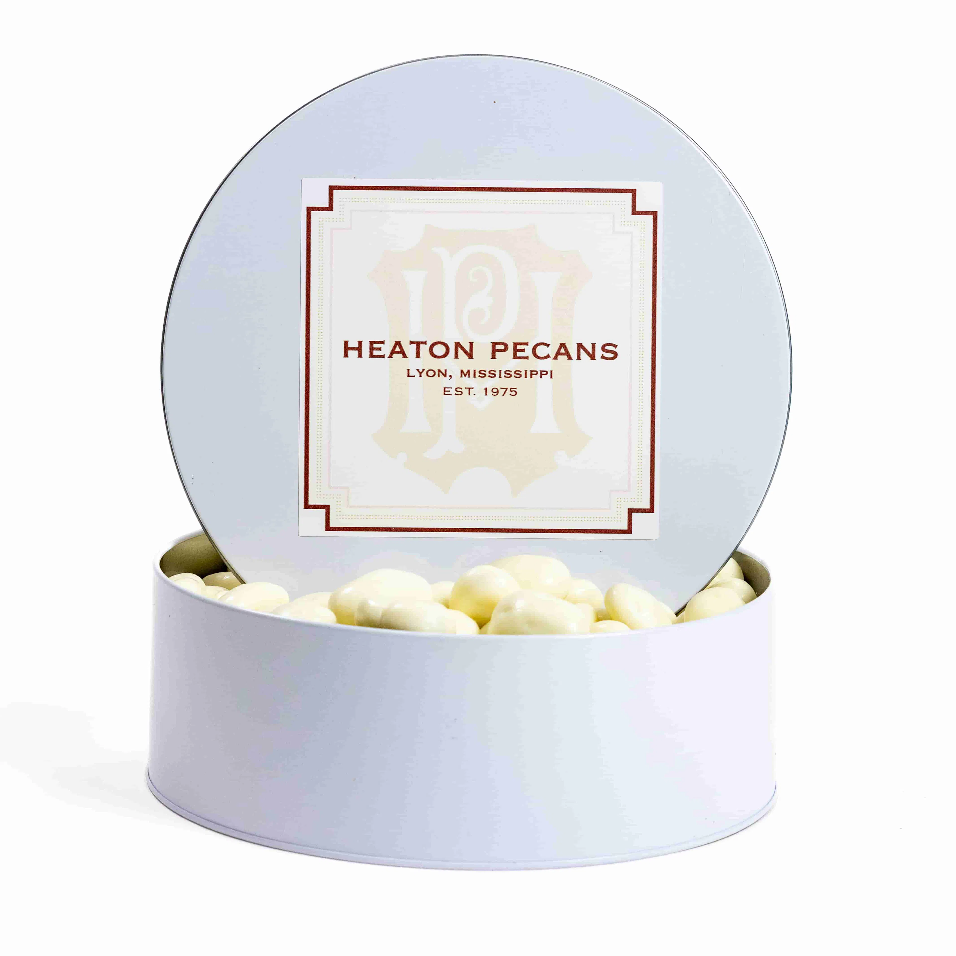 White Chocolate Pecan Gift Tin by Heaton Pecans - Alternate image 1