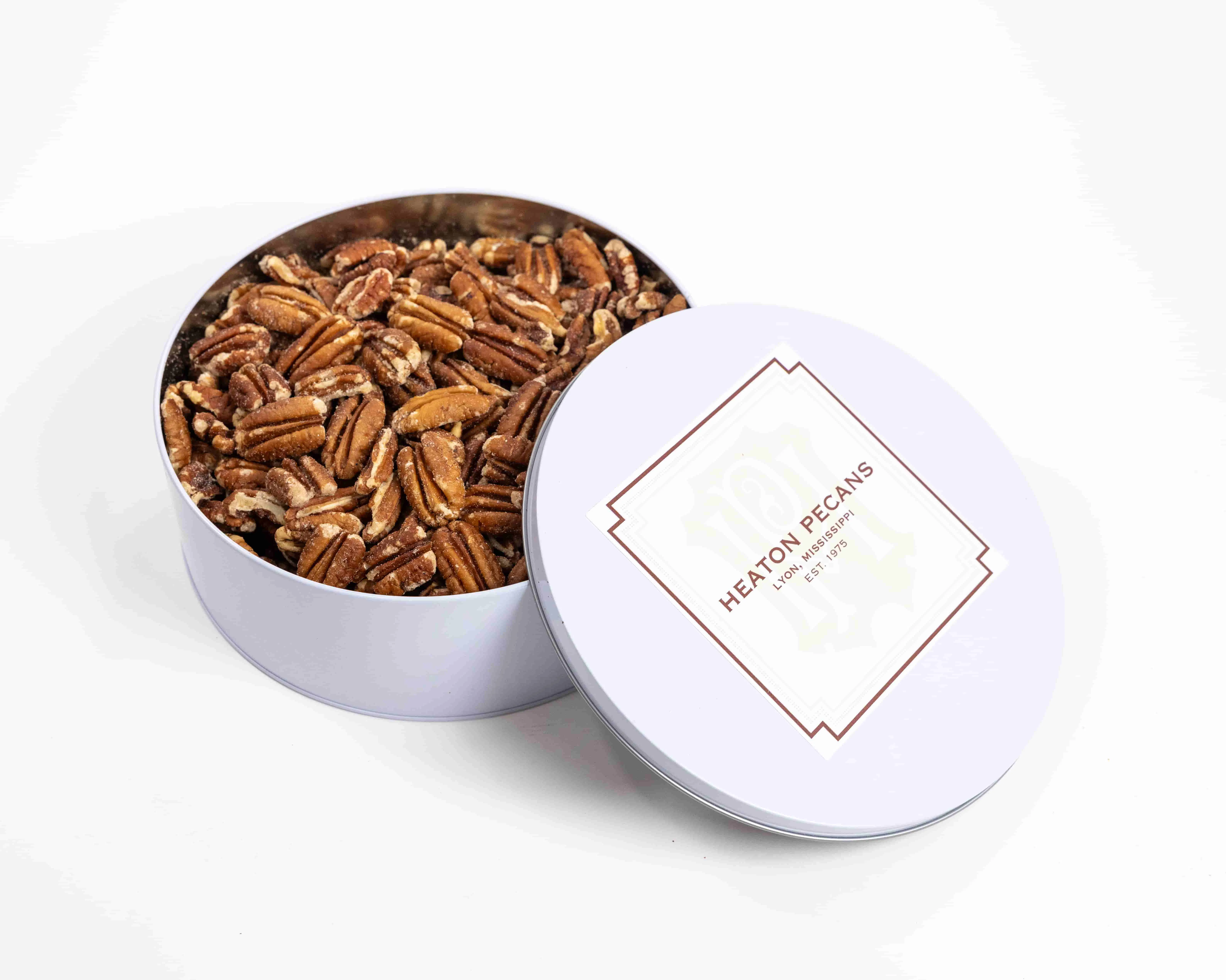 Roasted & Salted Pecan Gift Tin by Heaton Pecans