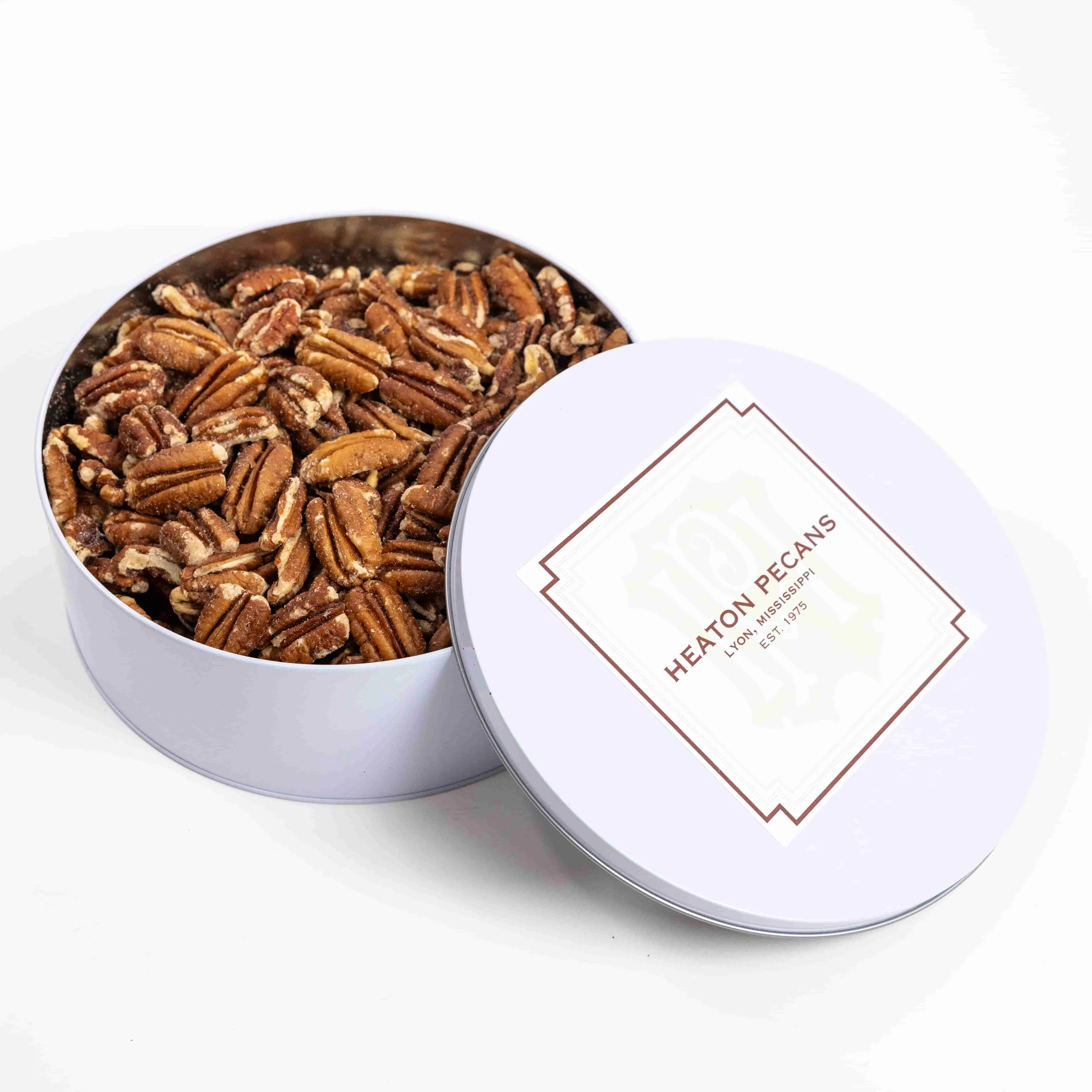 Roasted & Salted Pecan Gift Tin by Heaton Pecans