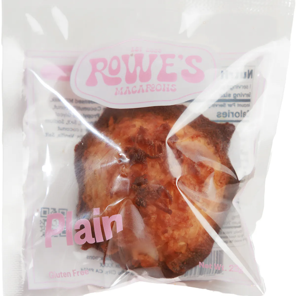 Plain Coconut Macaroons - 1 Dozen by Rowe's Macaroons - Alternate image 1