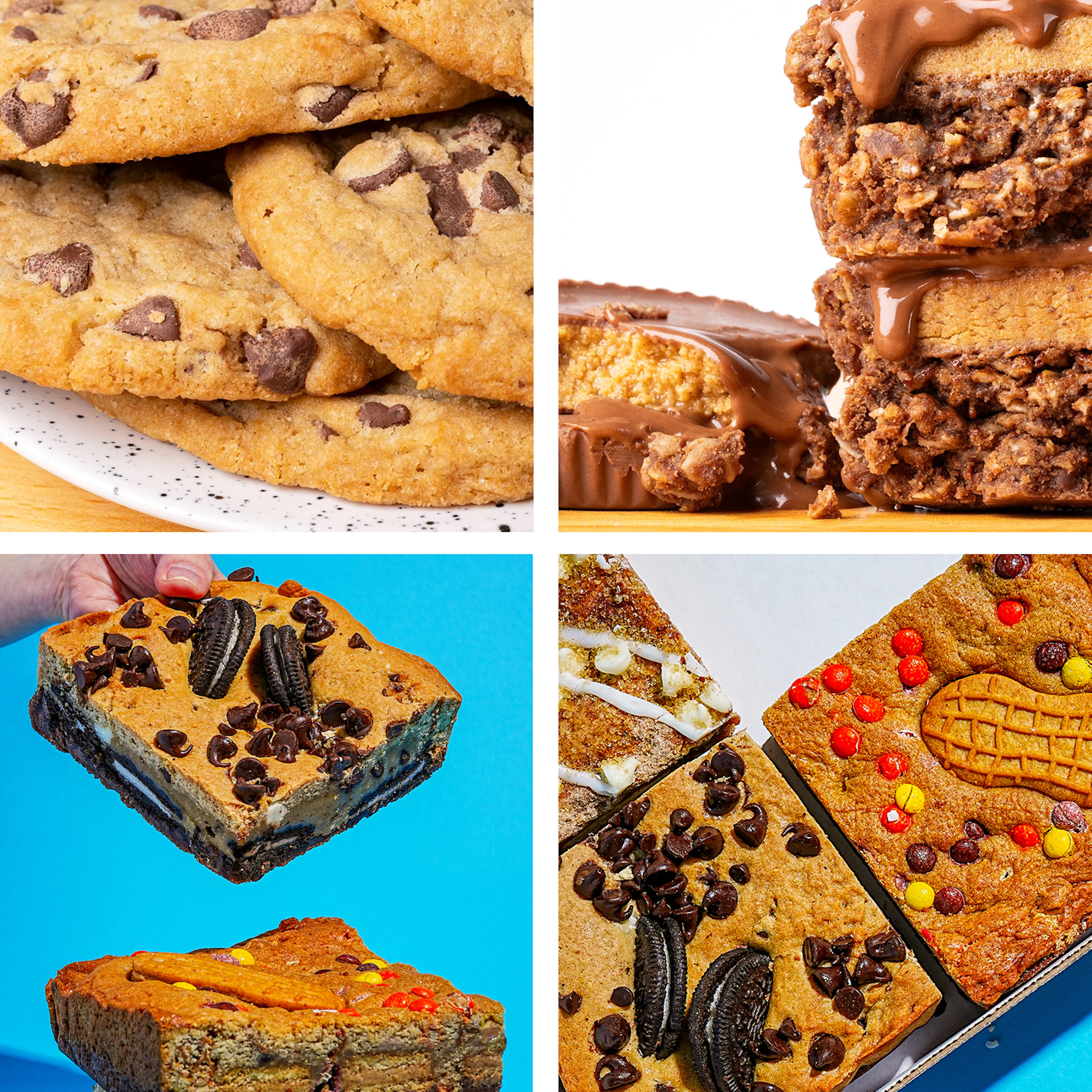 The "Experience" Sampler - Giant Brownie Pack by Buckeye Brownies