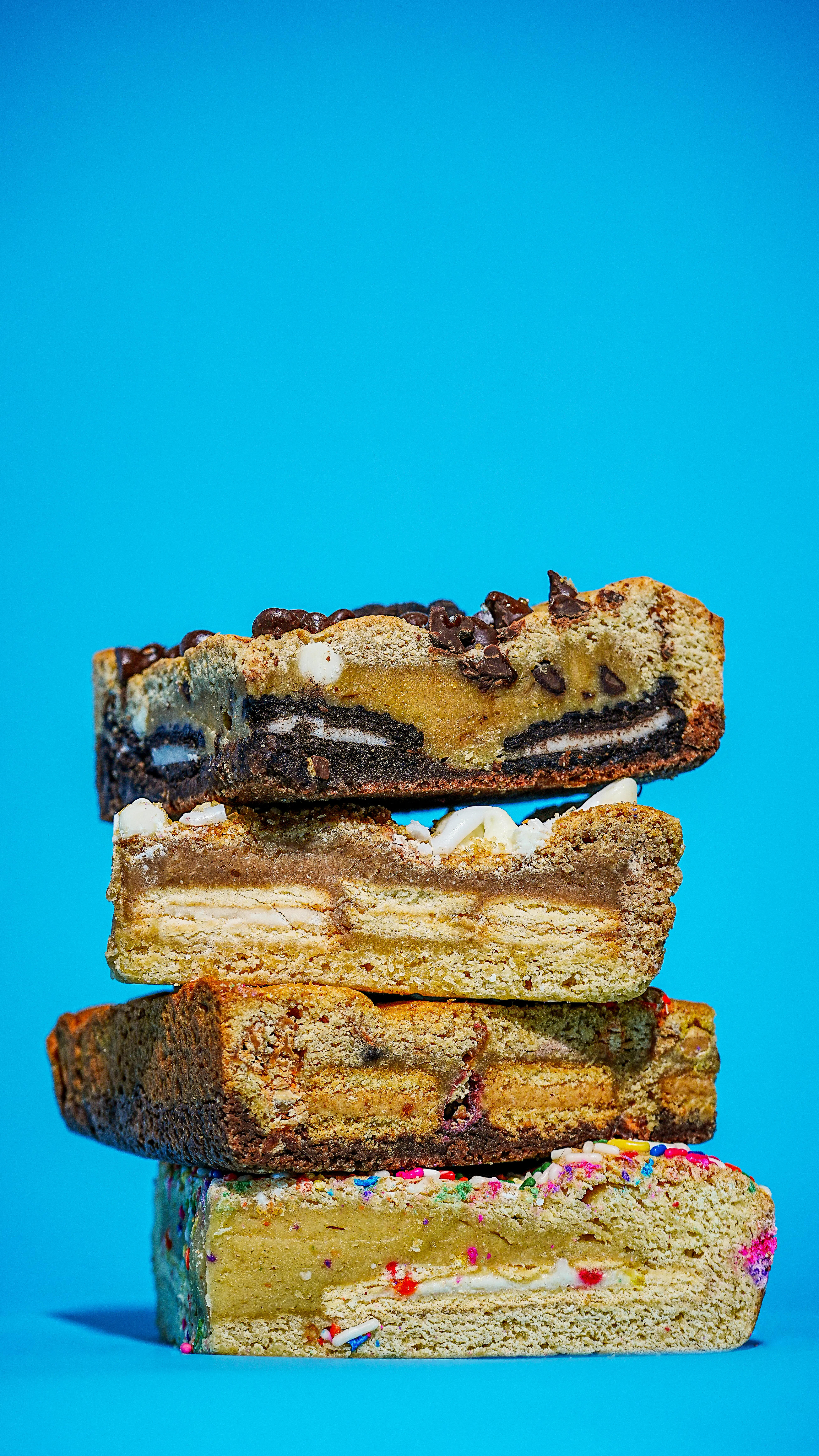 The "Fantastic Four" Sampler - Giant Brownie Pack by Buckeye Brownies - Alternate image 1