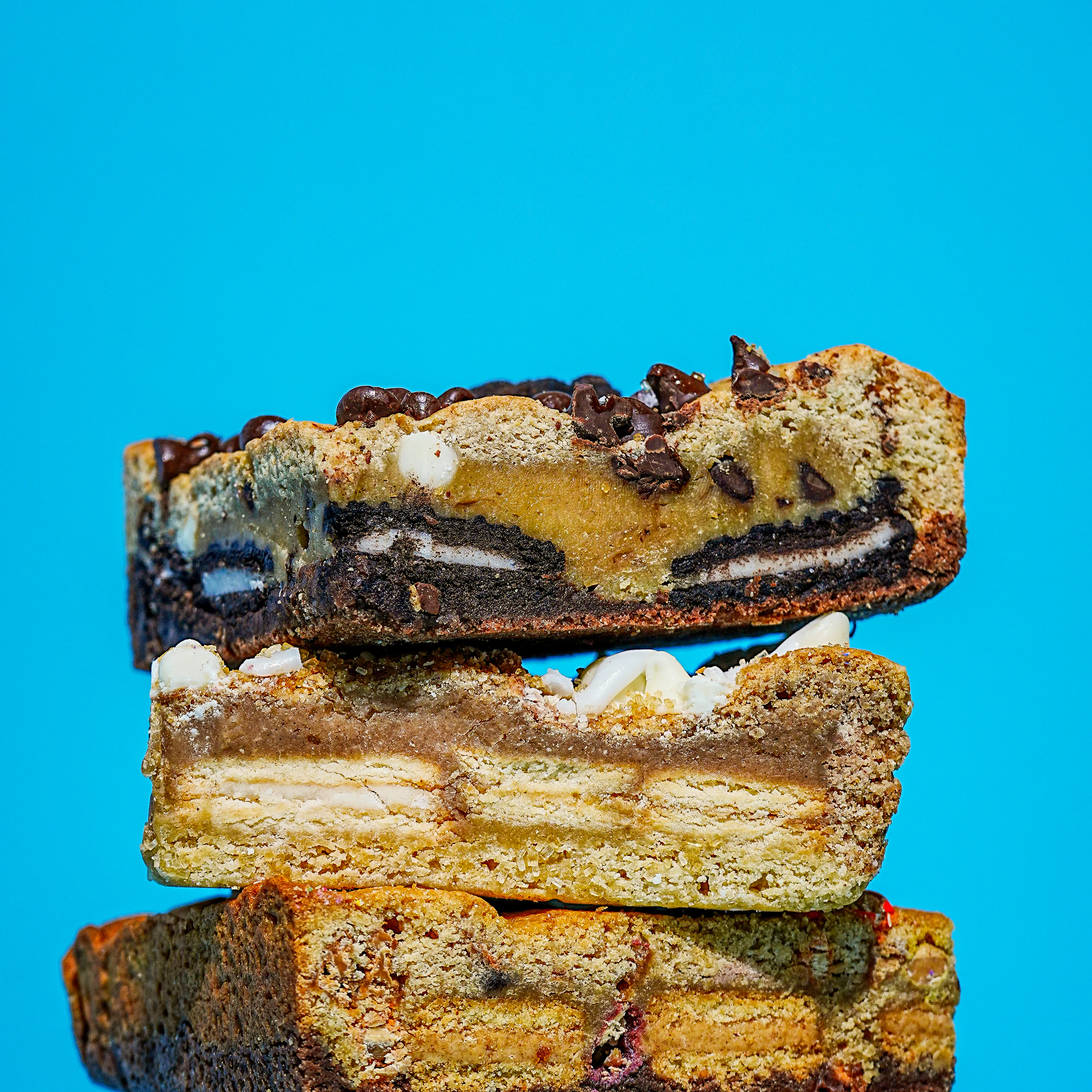 The "Fantastic Four" Sampler - Giant Brownie Pack by Buckeye Brownies - Alternate image 1