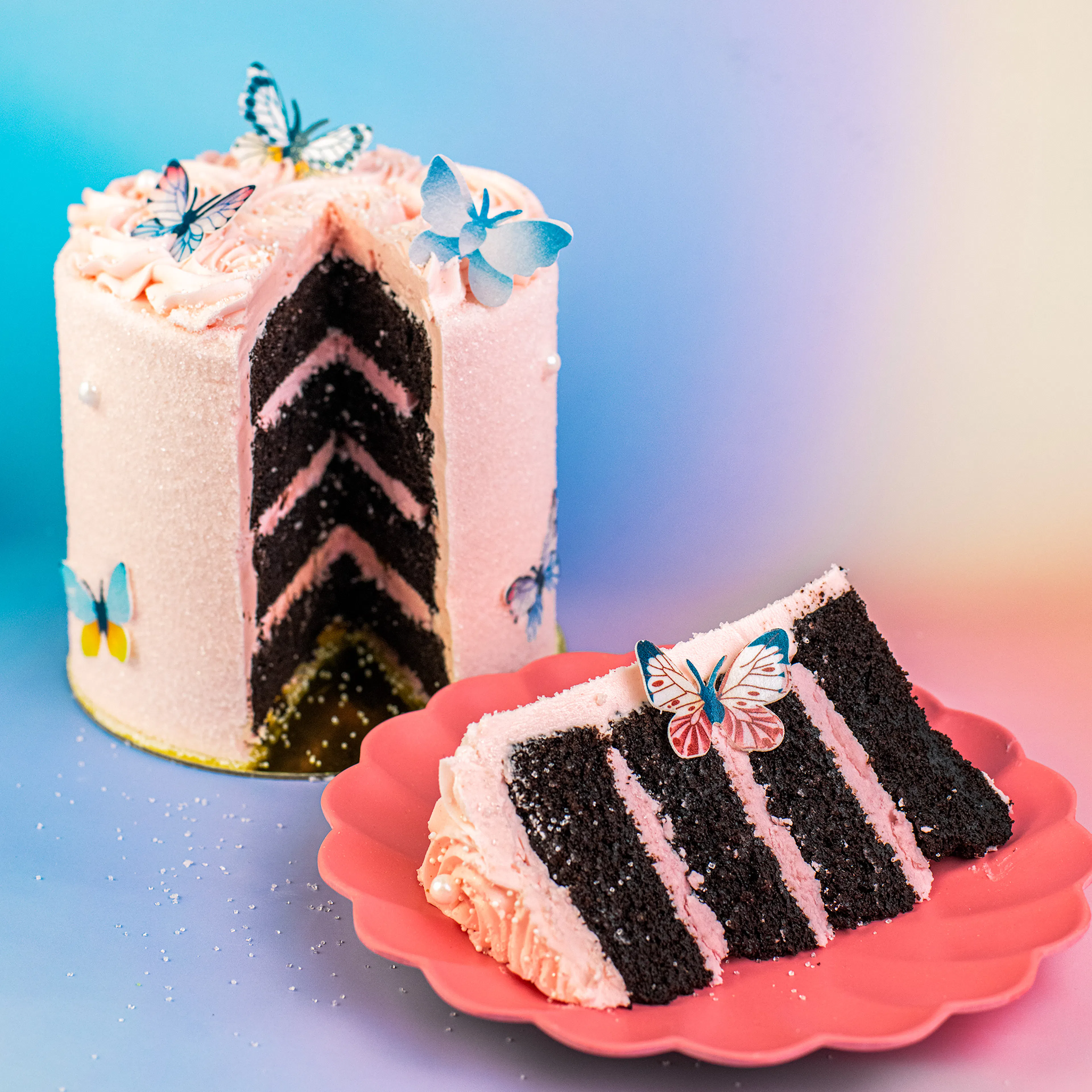 Beautiful Butterfly Cake by Trophy Cupcakes - Alternate image 1