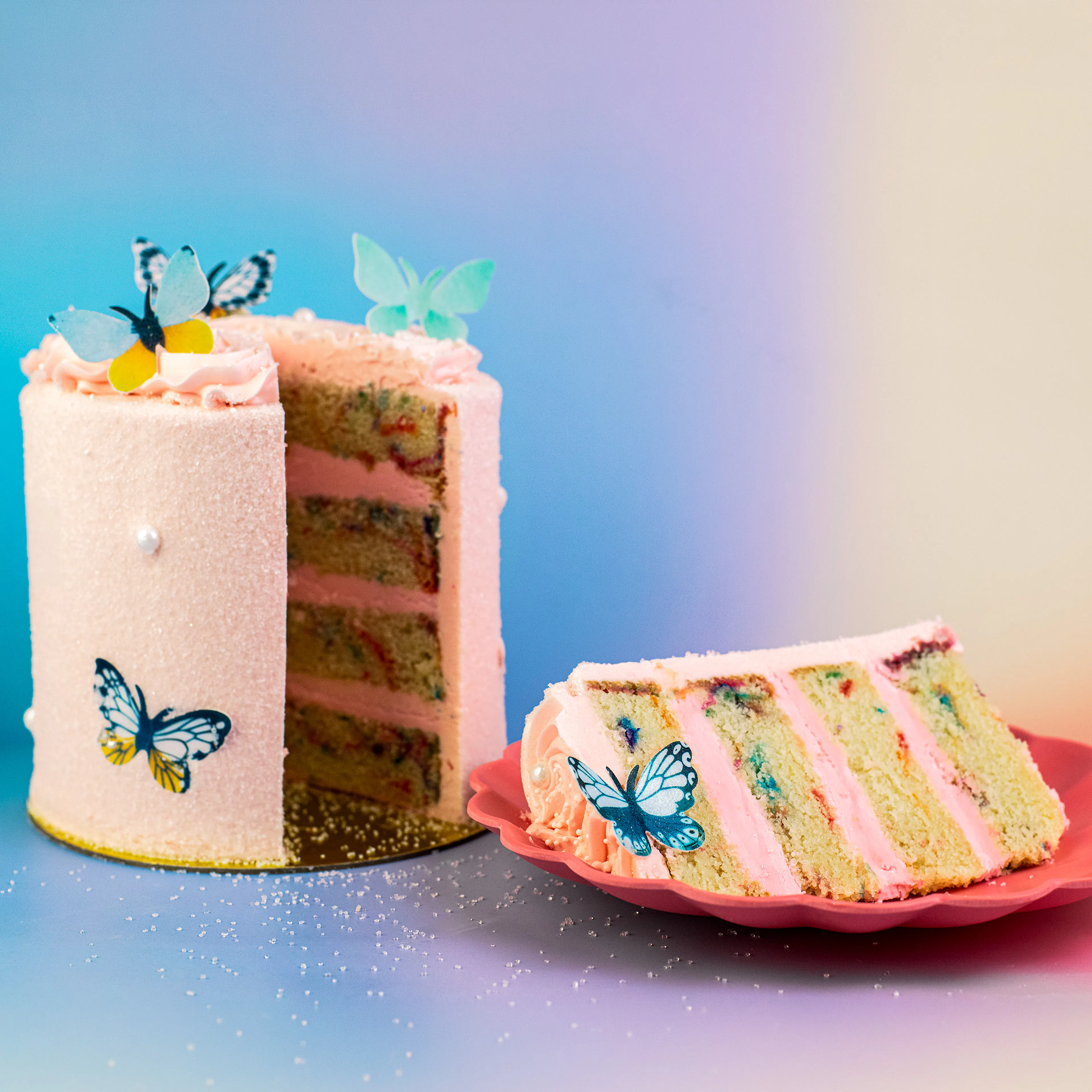 Beautiful Butterfly Cake by Trophy Cupcakes - Alternate image 3