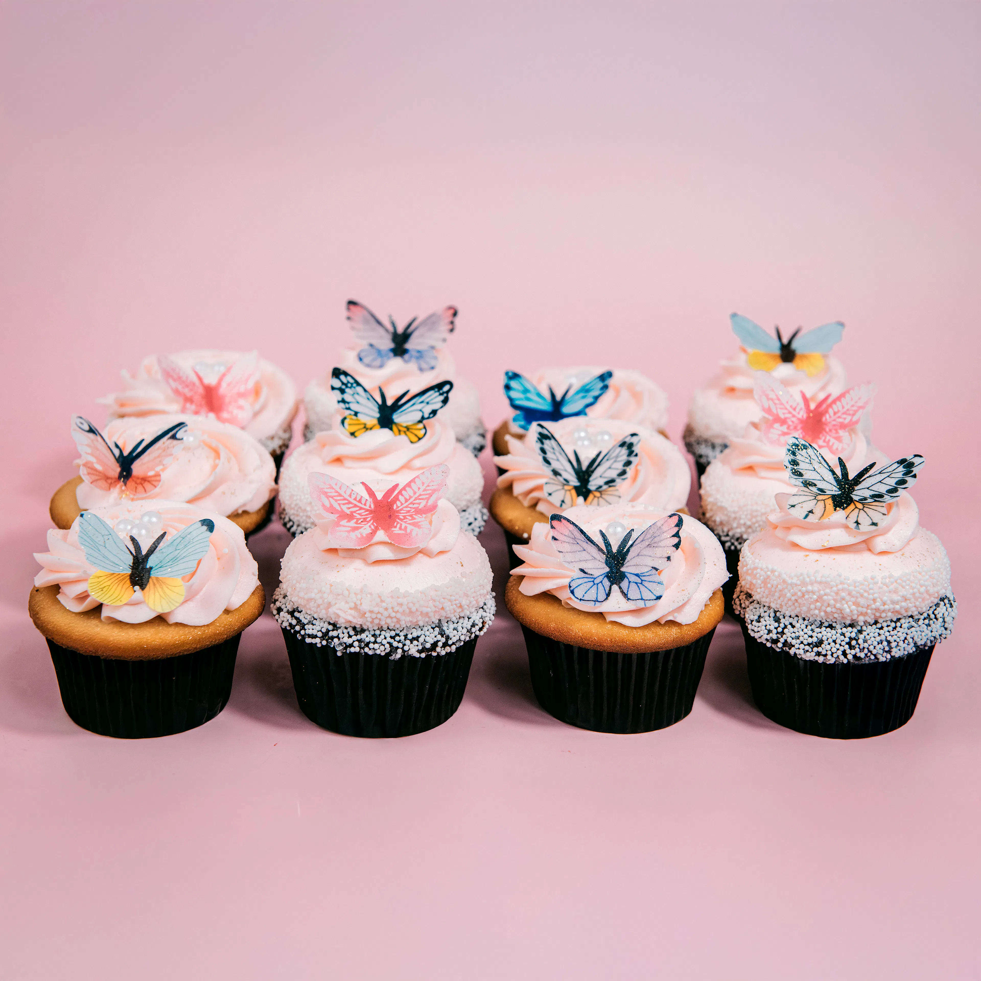 Beautiful Butterfly Cupcakes - 12 Pack by Trophy Cupcakes