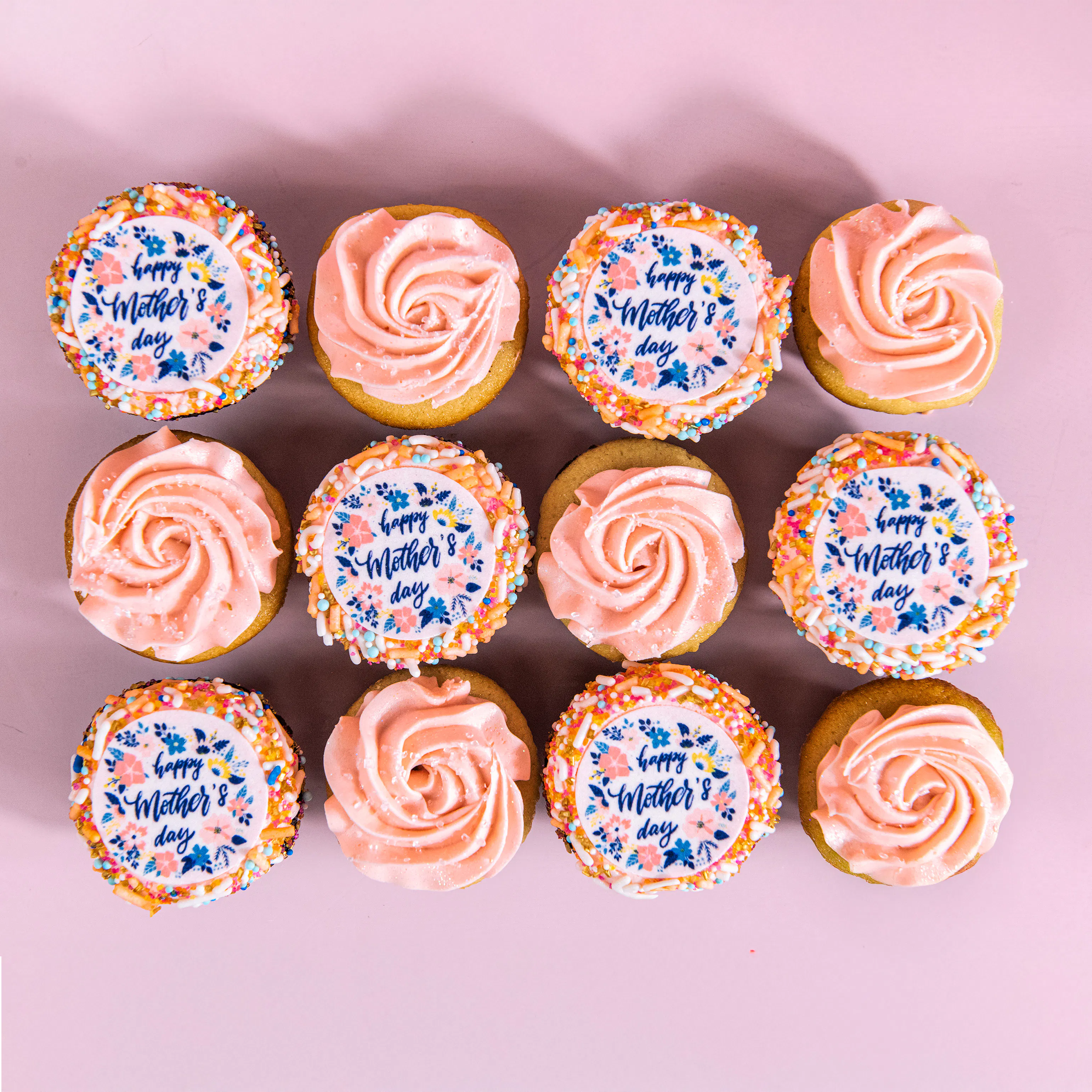 Mother's Day Mini Cupcakes - 12 Pack by Trophy Cupcakes - Alternate image 3