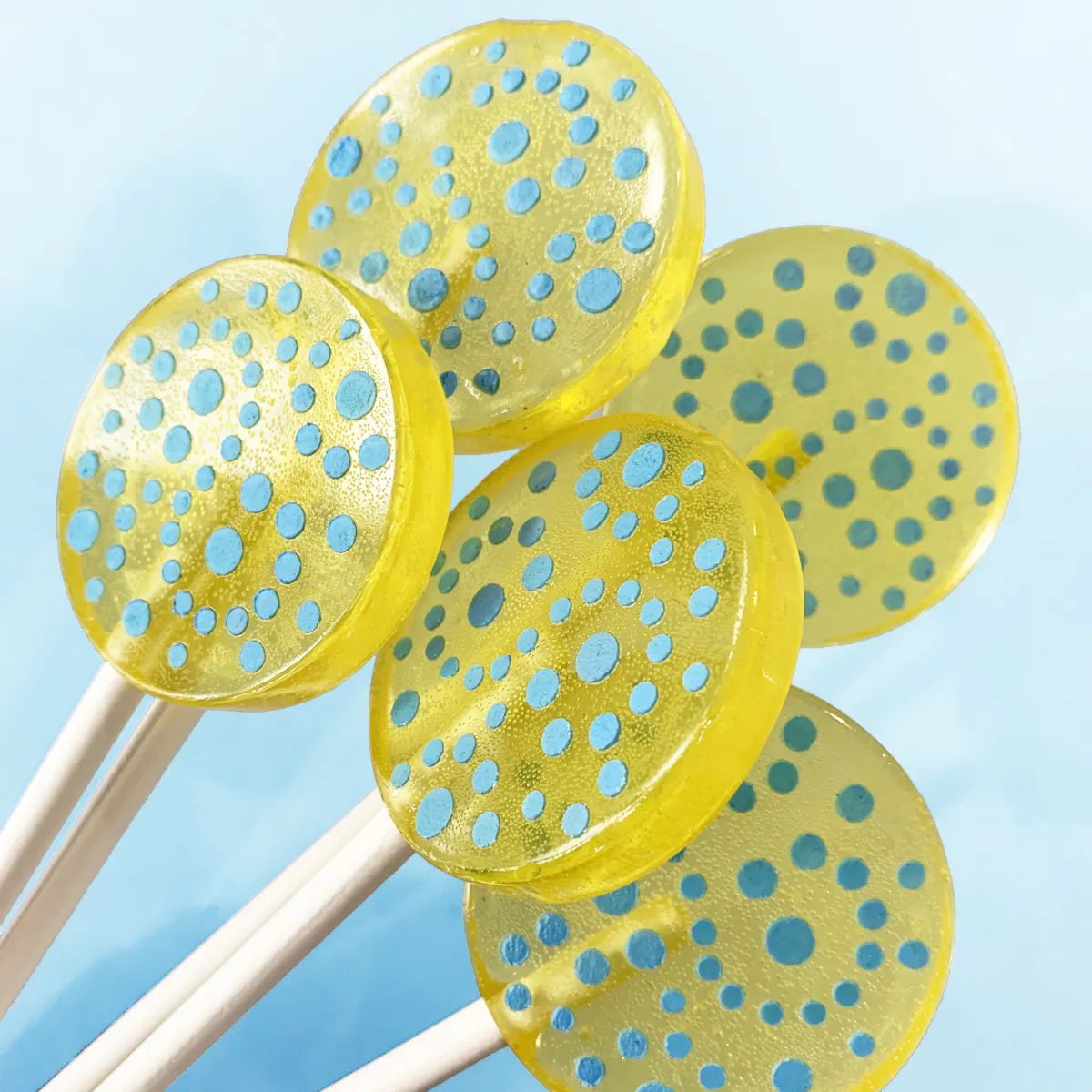 Pineapple Wild Fruit Lollipops with Candied Fruit Flavored Frosting - 10 Pack by Popette of Pendulum - Alternate image 2