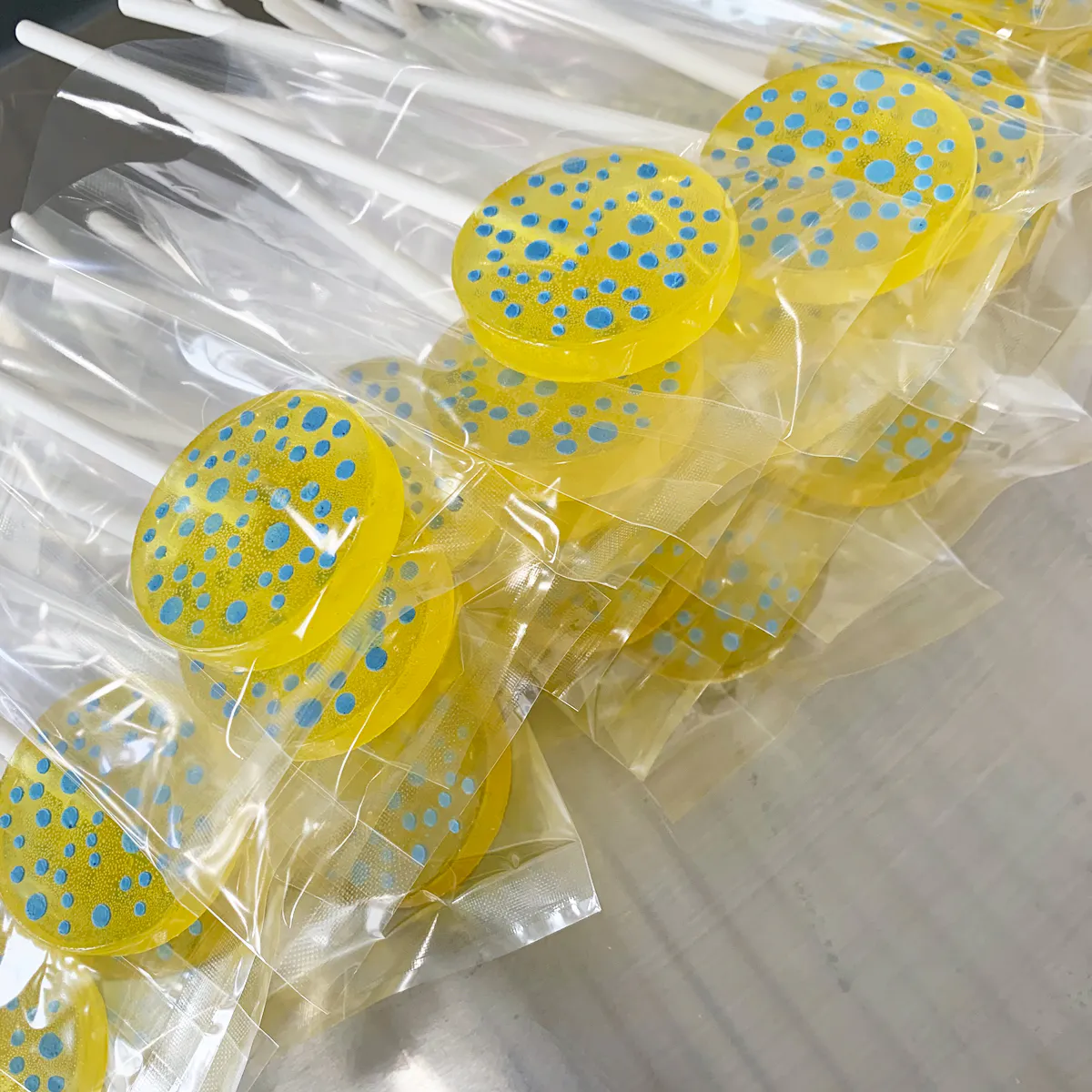 Pineapple Wild Fruit Lollipops with Candied Fruit Flavored Frosting - 10 Pack by Popette of Pendulum - Alternate image 4