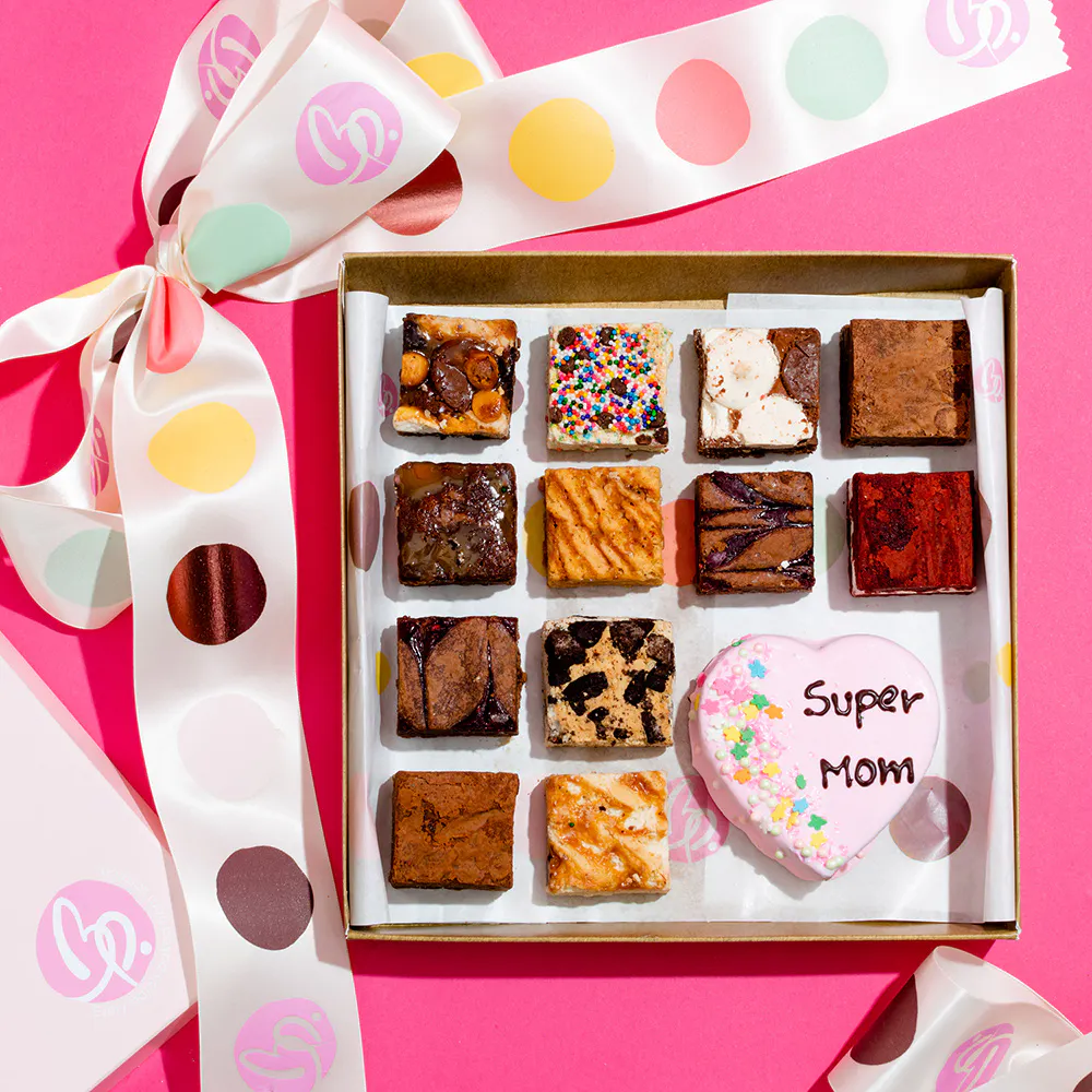 Mother's Day "Super Mom" Brownie Gift Box by Brownie Points