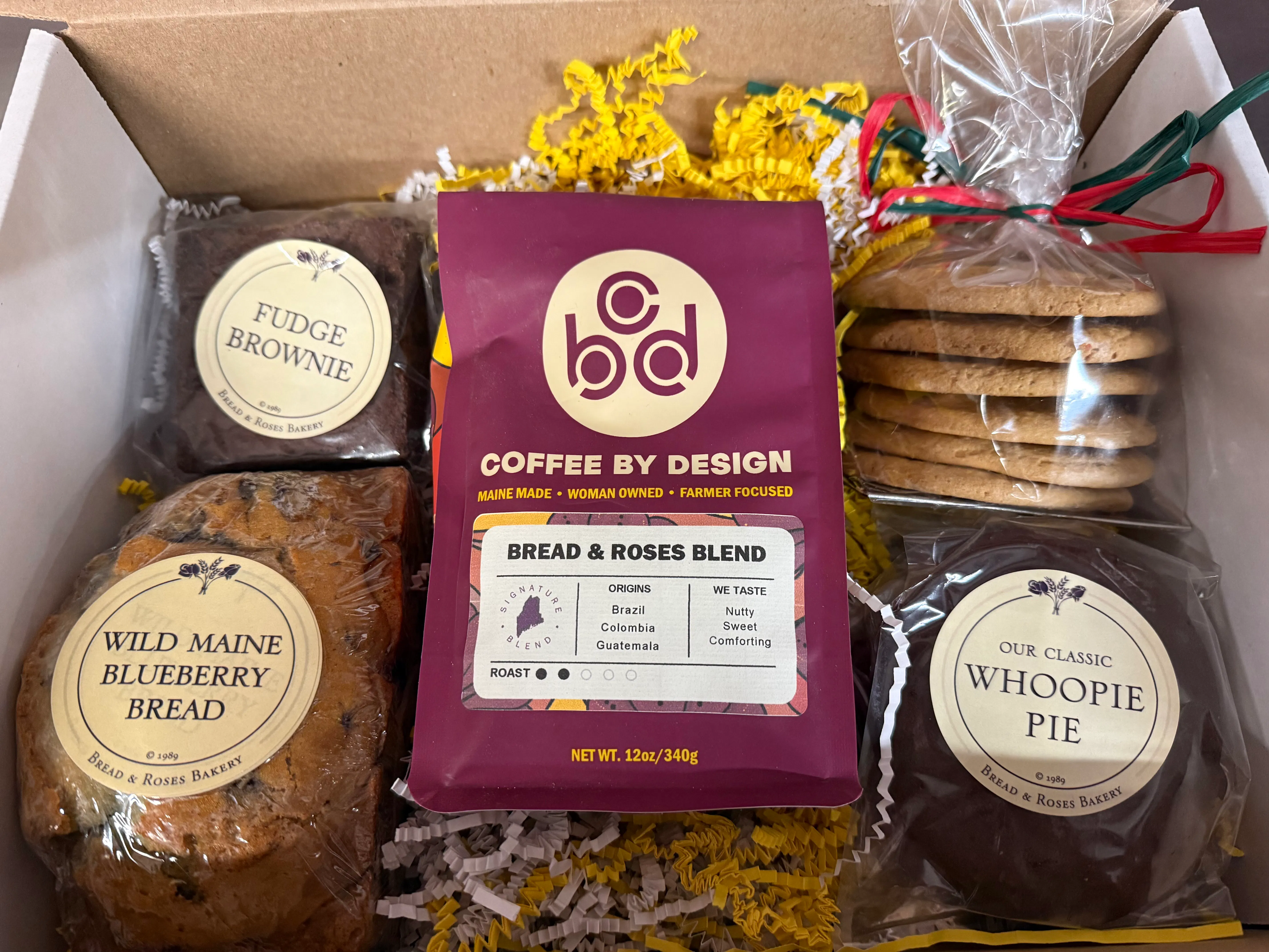 Dessert + Coffee Gift Box by Bread and Roses Bakery