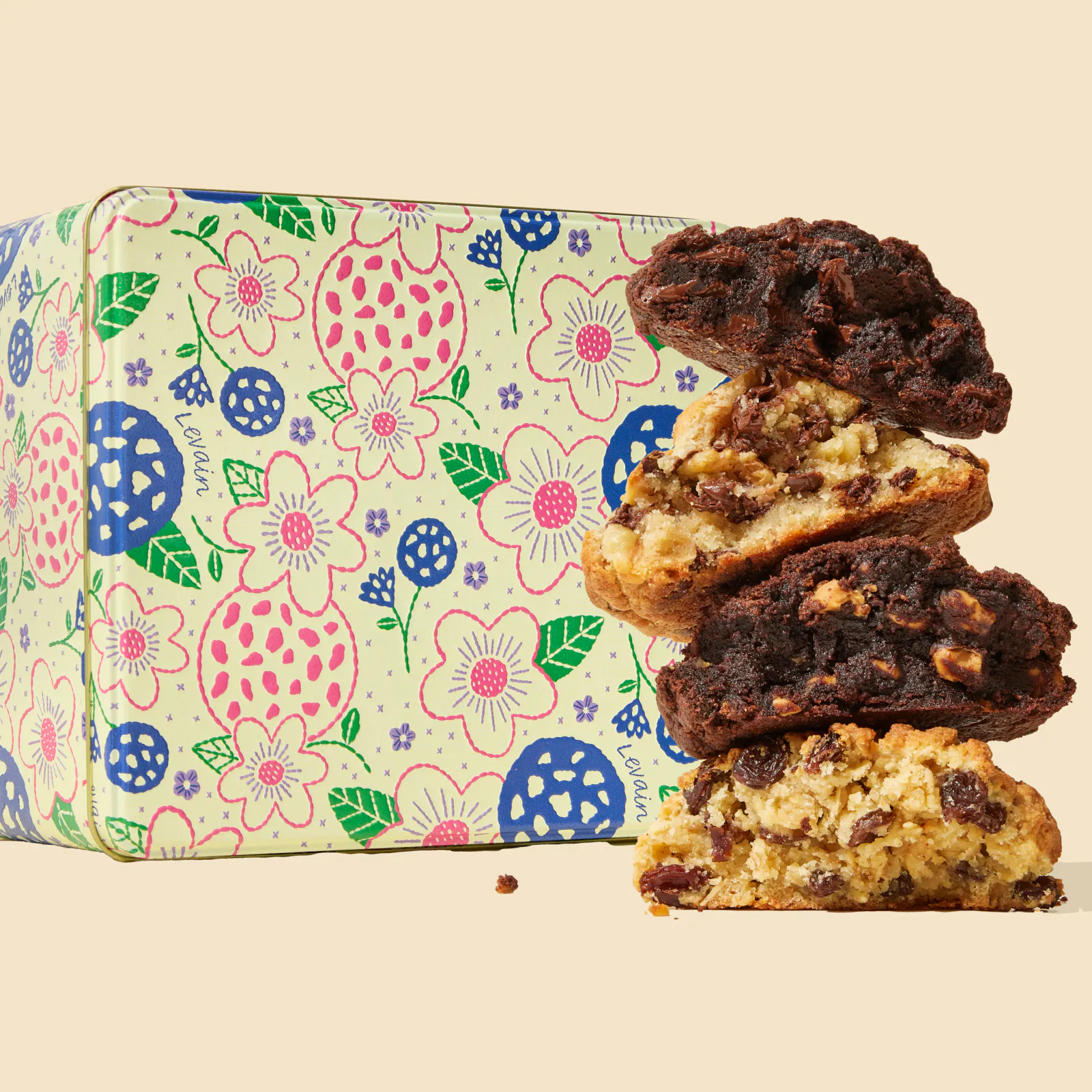 Mother's Day Cookie Gift Tin - 8 Pack by Levain Bakery