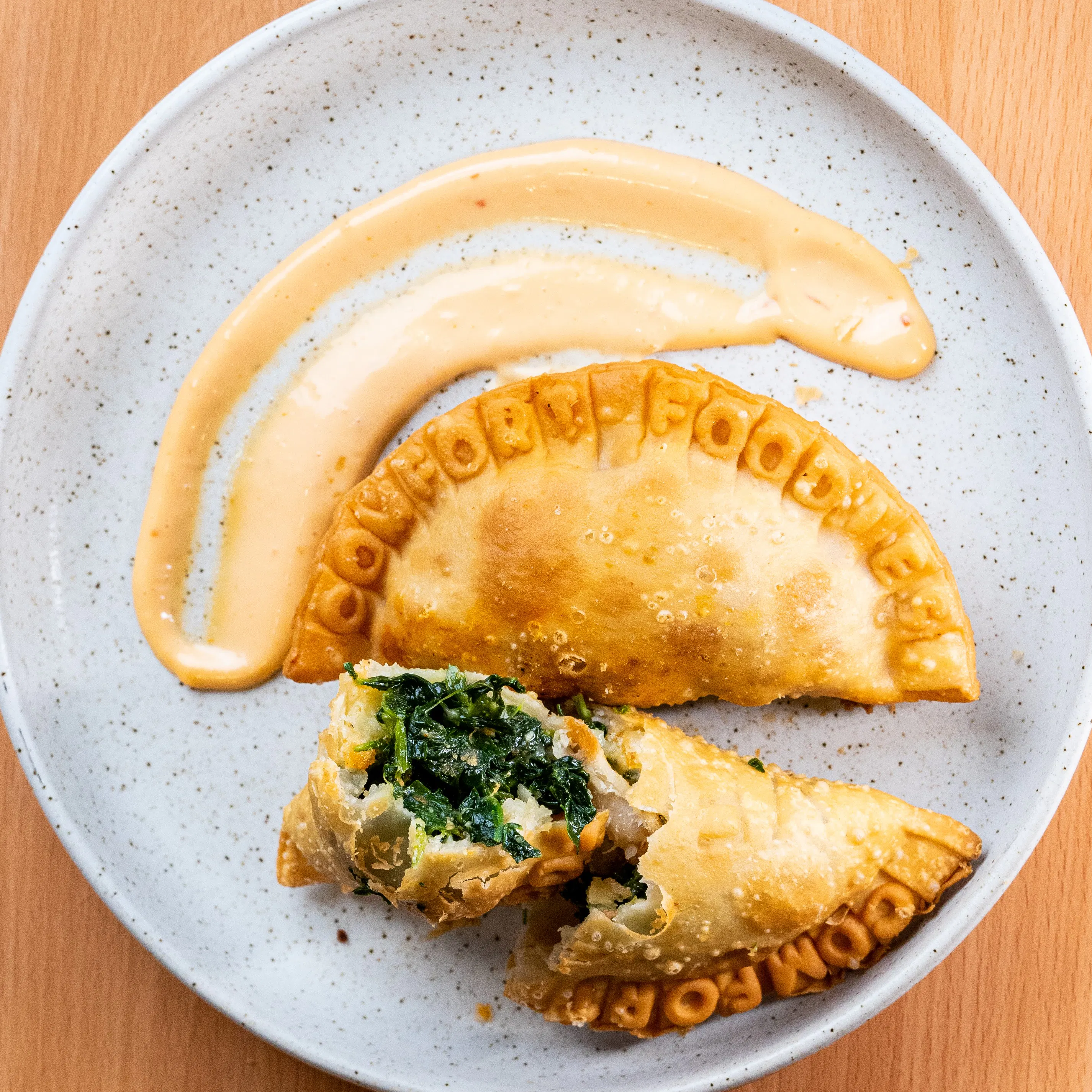 Handcrafted Spinach & Cheese Empanadas by Comfort Foodies