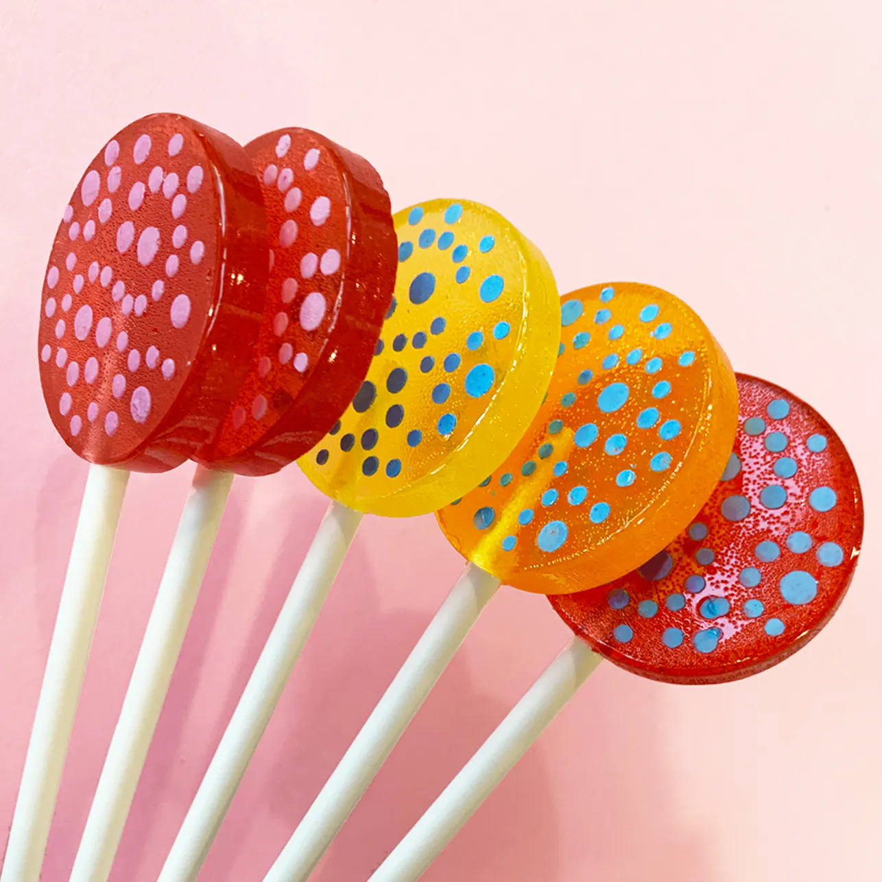 Mixed Flavor Wild Fruit Lollipop Gift Box - 4 Pack by Popette of Pendulum - Alternate image 1