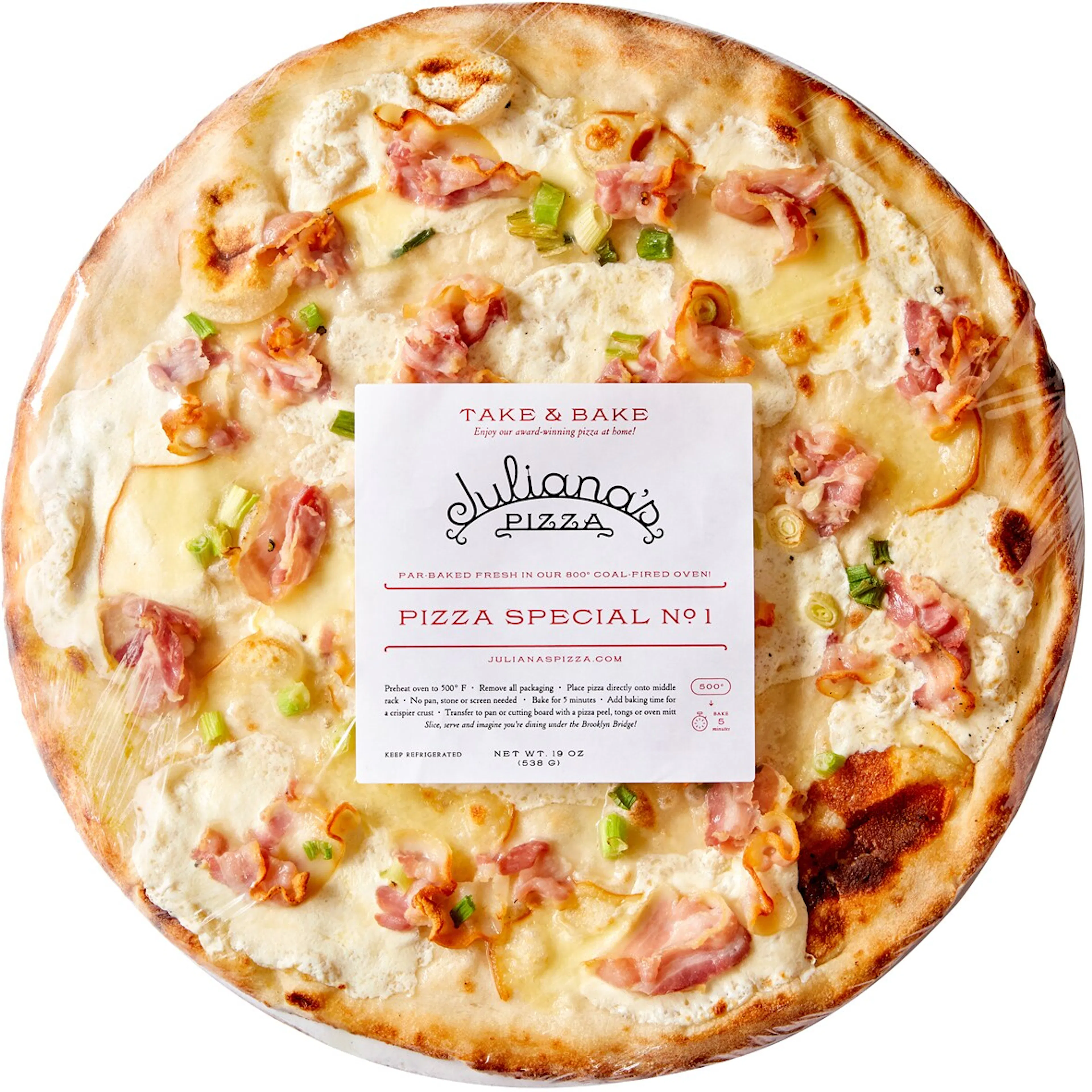 The "No. 1" Pizza - 2 Pack by Juliana's Pizza