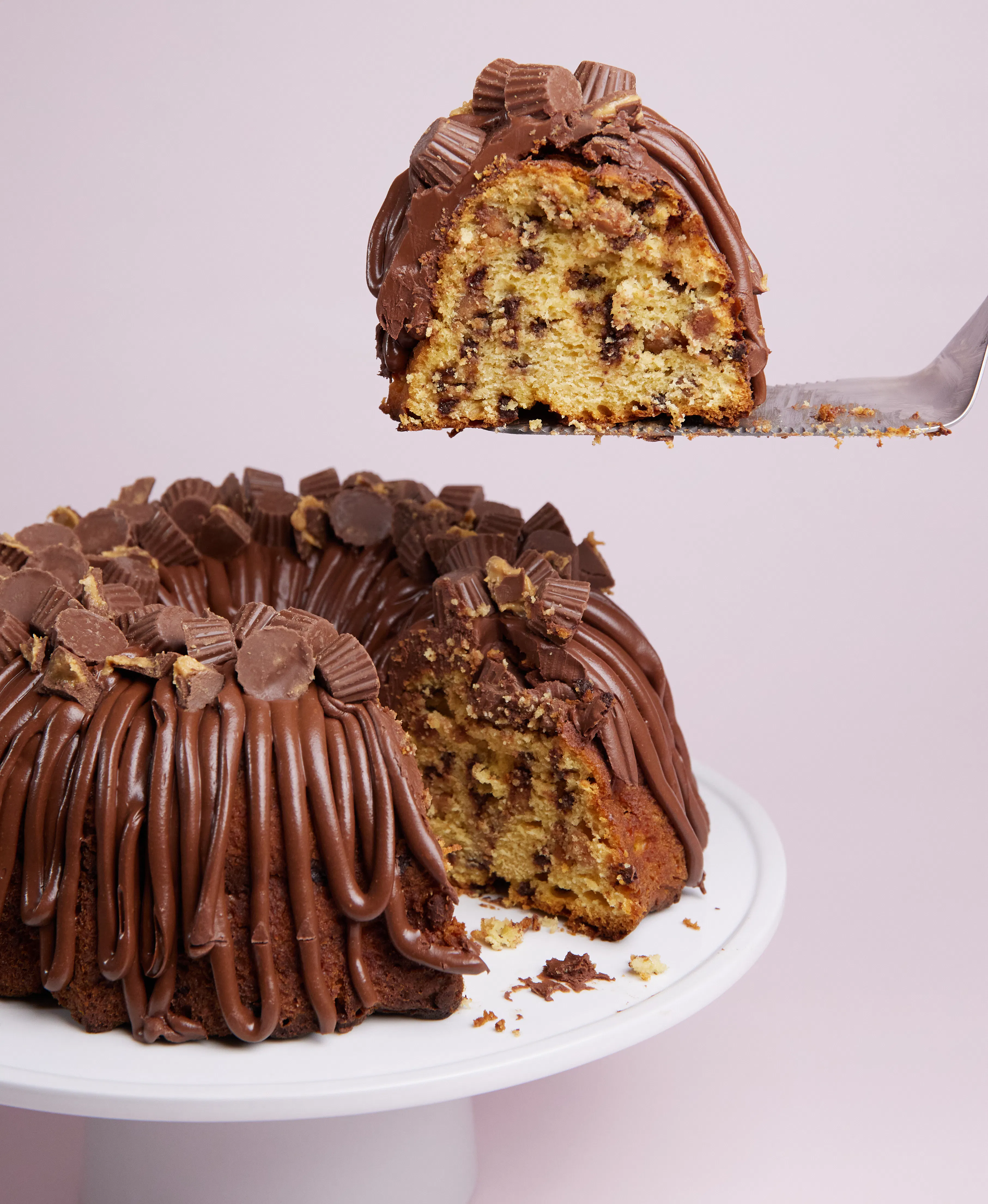 Reese’s® Peanut Butter Chocolate Chip Bundt Cake by Mo's Bundt Cakes - Alternate image 2