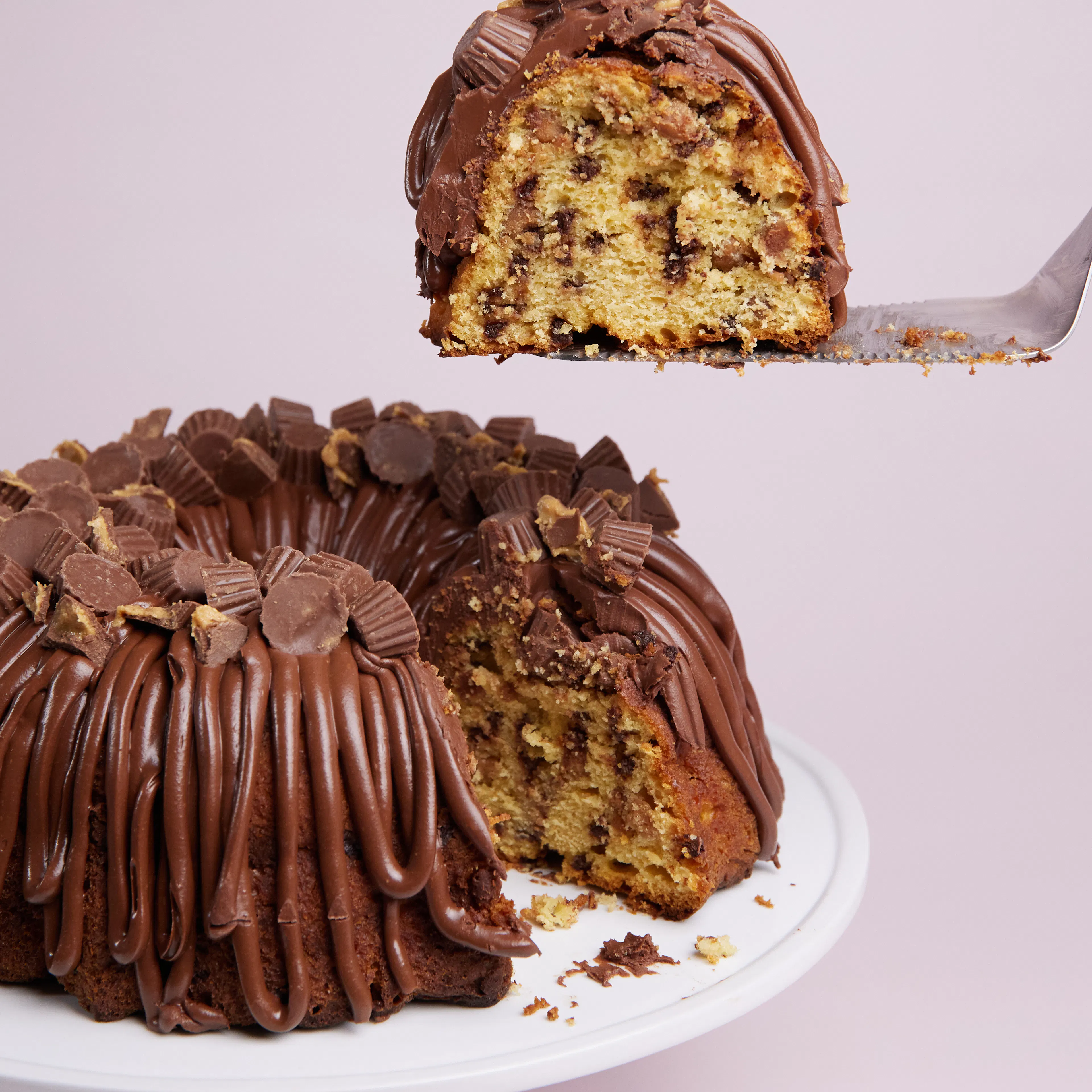Reese’s® Peanut Butter Chocolate Chip Bundt Cake by Mo's Bundt Cakes - Alternate image 2
