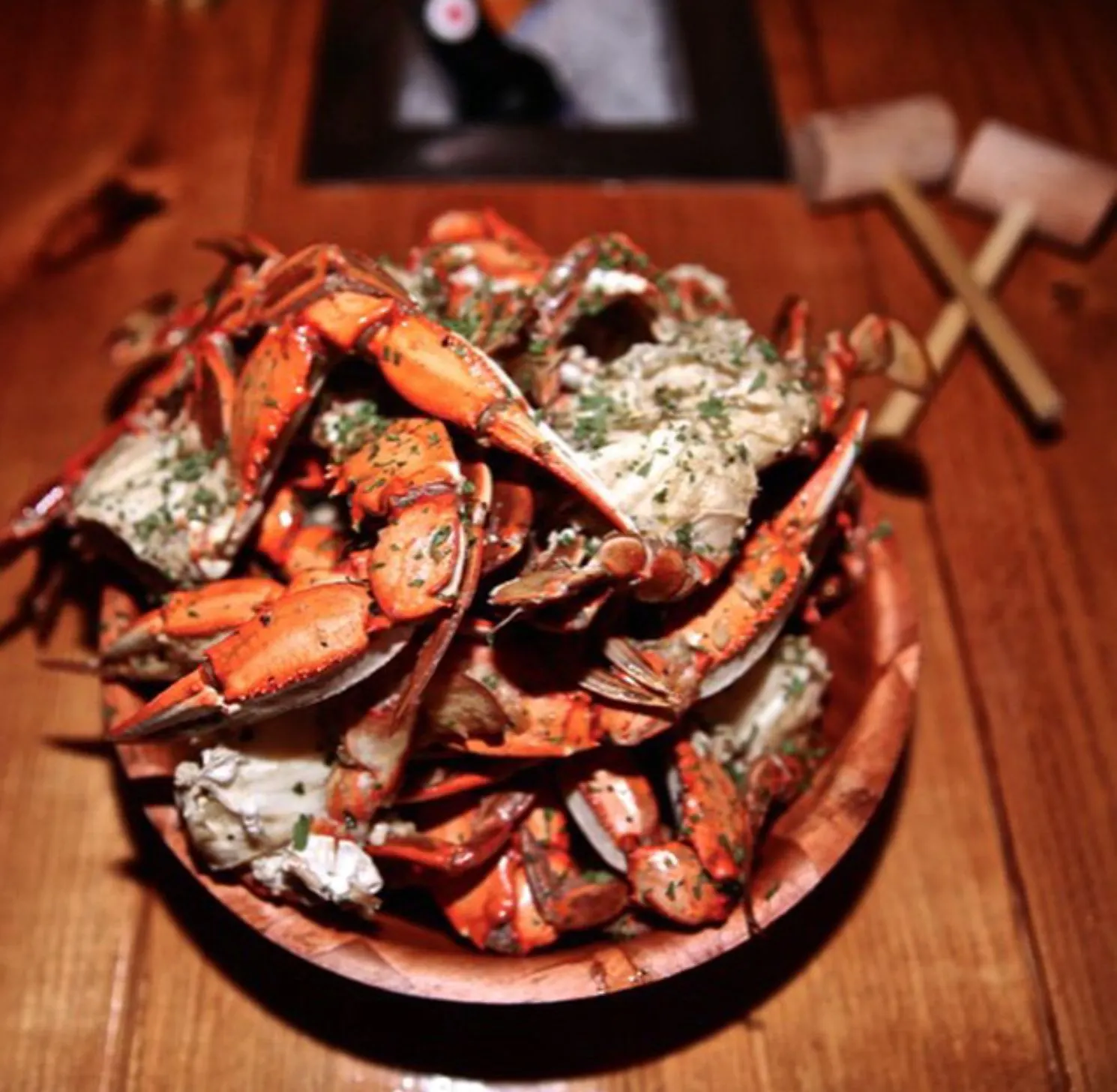 World Famous Garlic Crabs by Rustic Inn Crabhouse