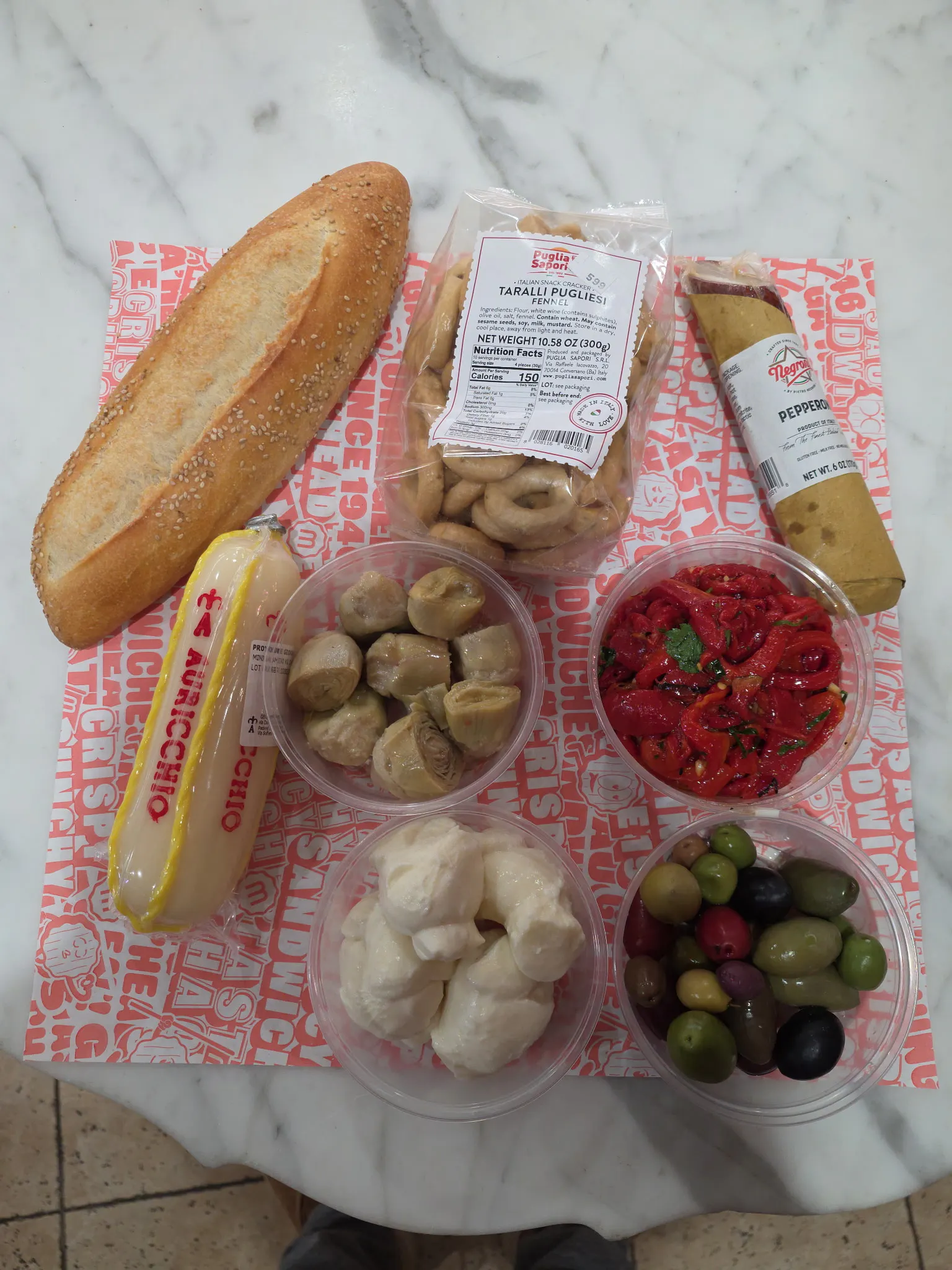 Antipasto Little Italy Gift Basket by Tino's Deli