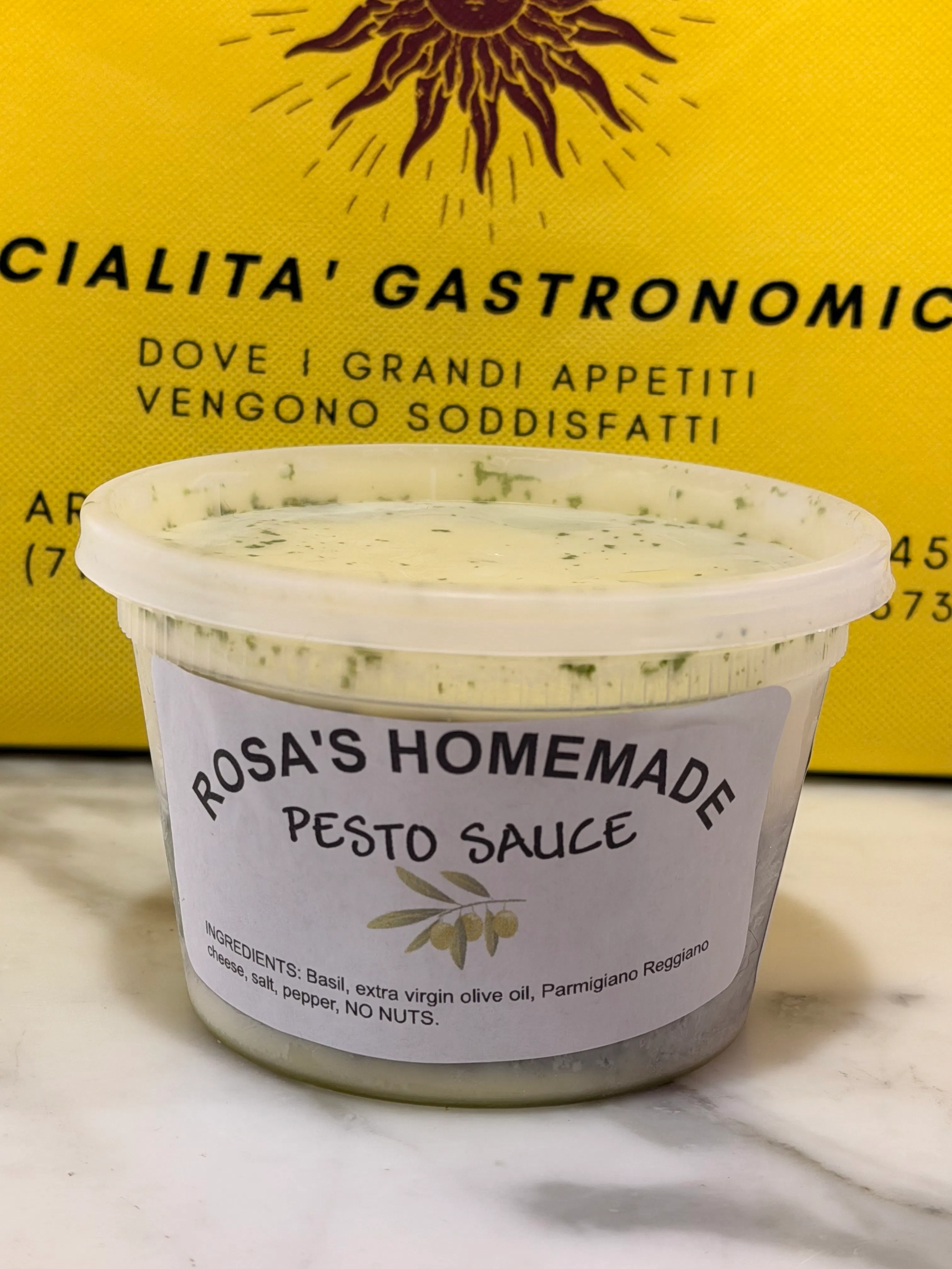 Homemade Pesto Sauce by Tino's Deli
