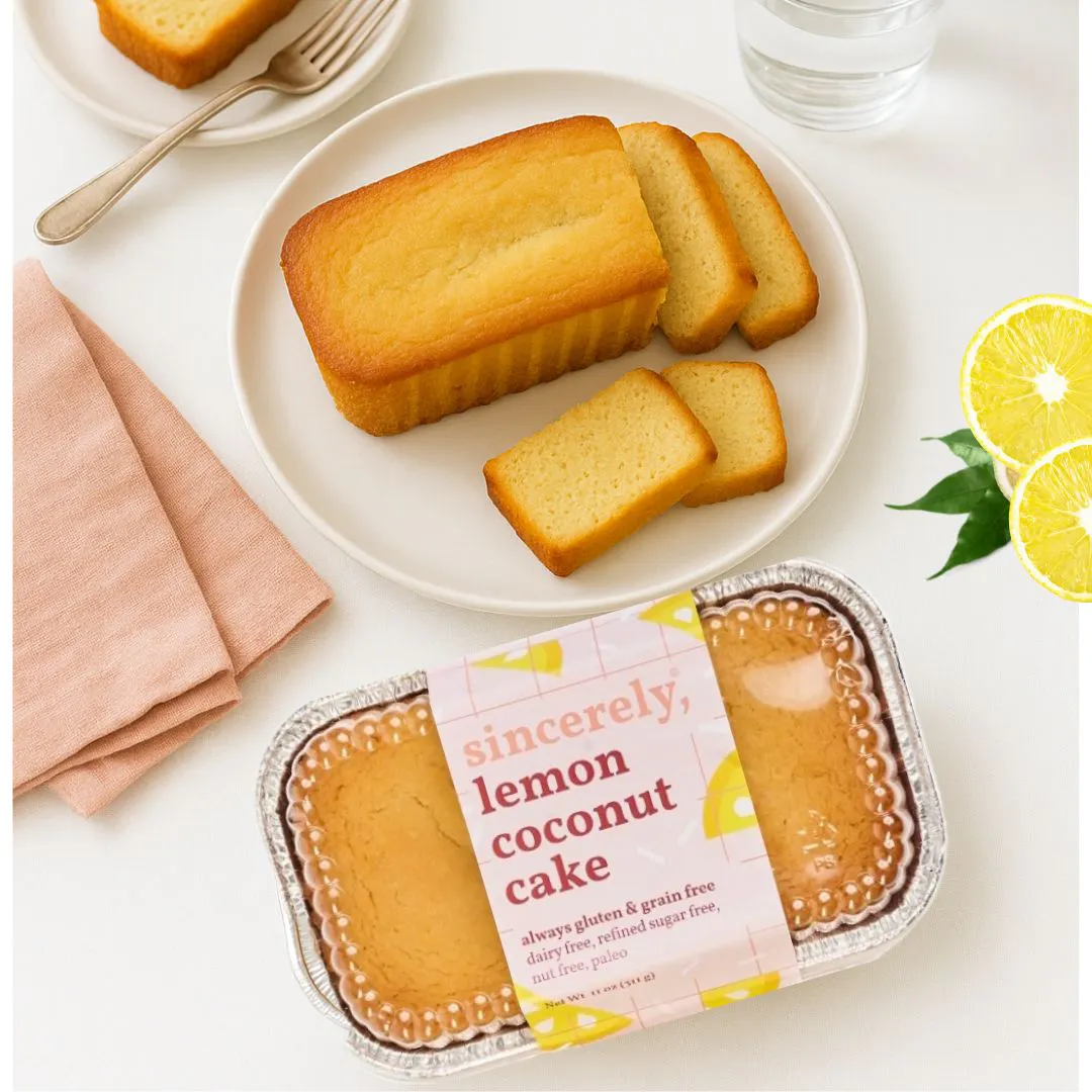 Gluten-Free & Nut-Free Lemon Coconut Cake — 4 Pack by sincerely, BY PARYANI - Alternate image 1