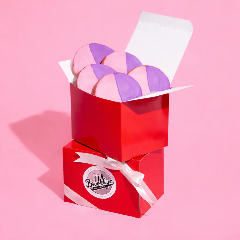 Mother's Day Pink & Purple Cookies - 12 Pack by Brooklyn Blackout Company - Alternate image 2