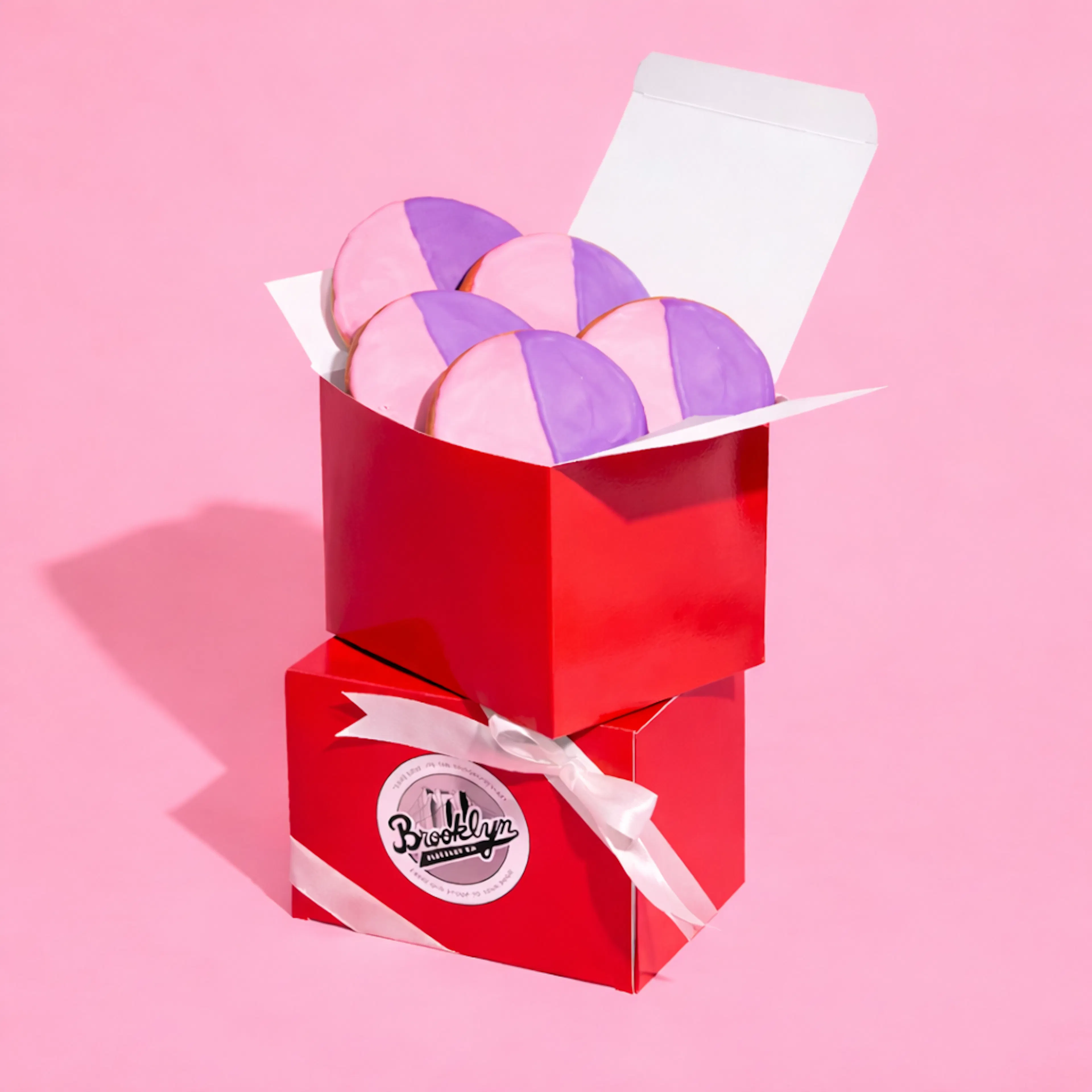Mother's Day Pink & Purple Cookies - 12 Pack by Brooklyn Blackout Company - Alternate image 2