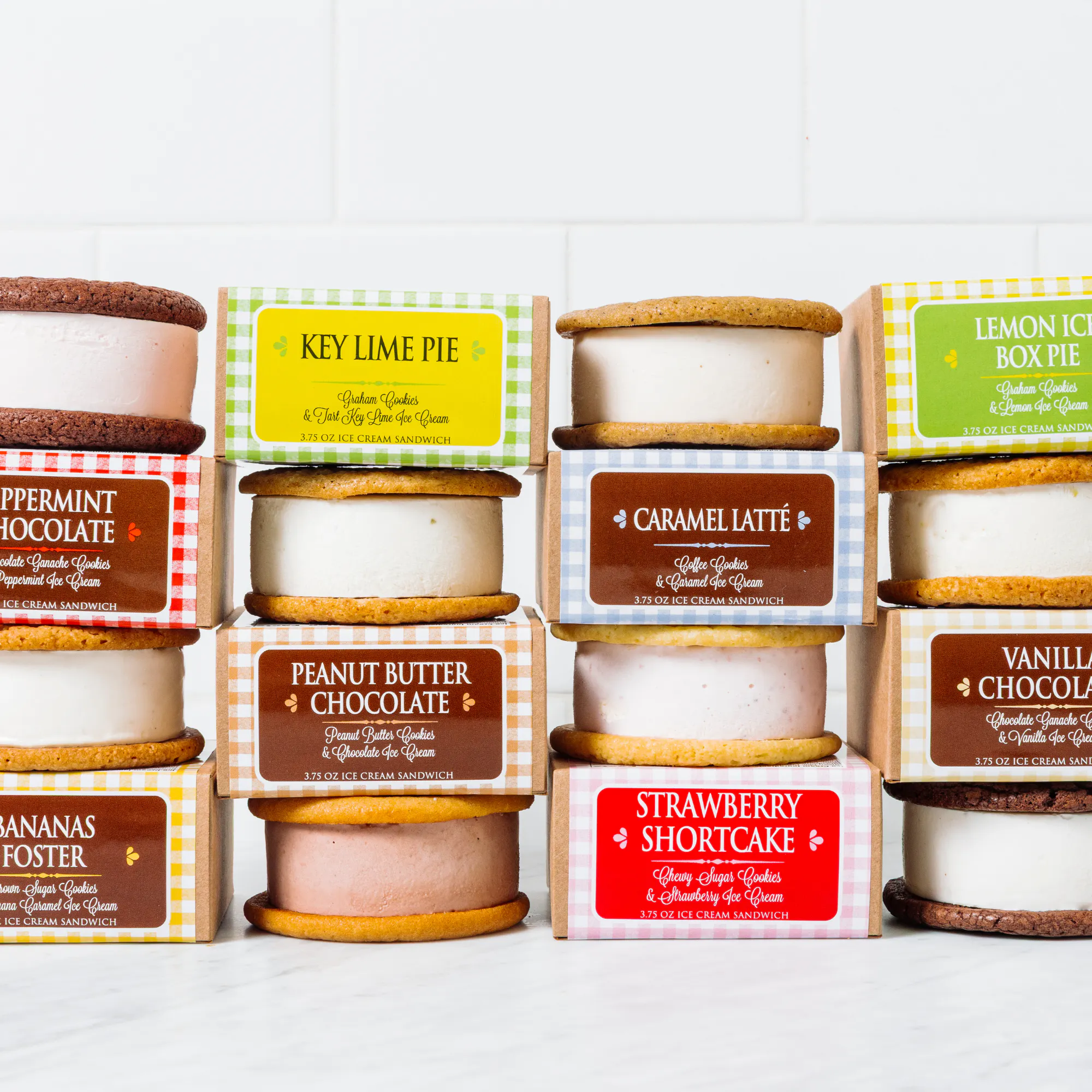 Best Sellers Ice Cream Sandwiches - 8 Pack by Nye's Cream Sandwiches - Alternate image 1