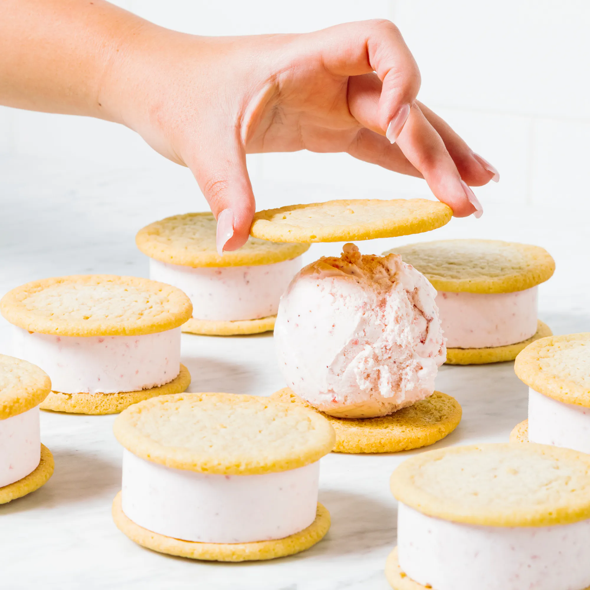 Best Sellers Ice Cream Sandwiches - 8 Pack by Nye's Cream Sandwiches - Alternate image 3