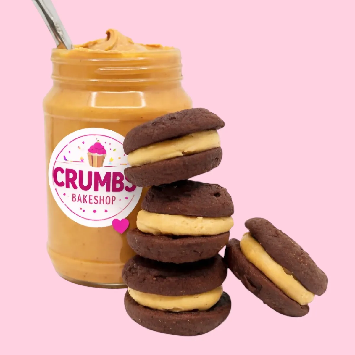 "Chubbie" Cookie Sandwiches - 24 Pack by Crumbs Bakeshop - Alternate image 1