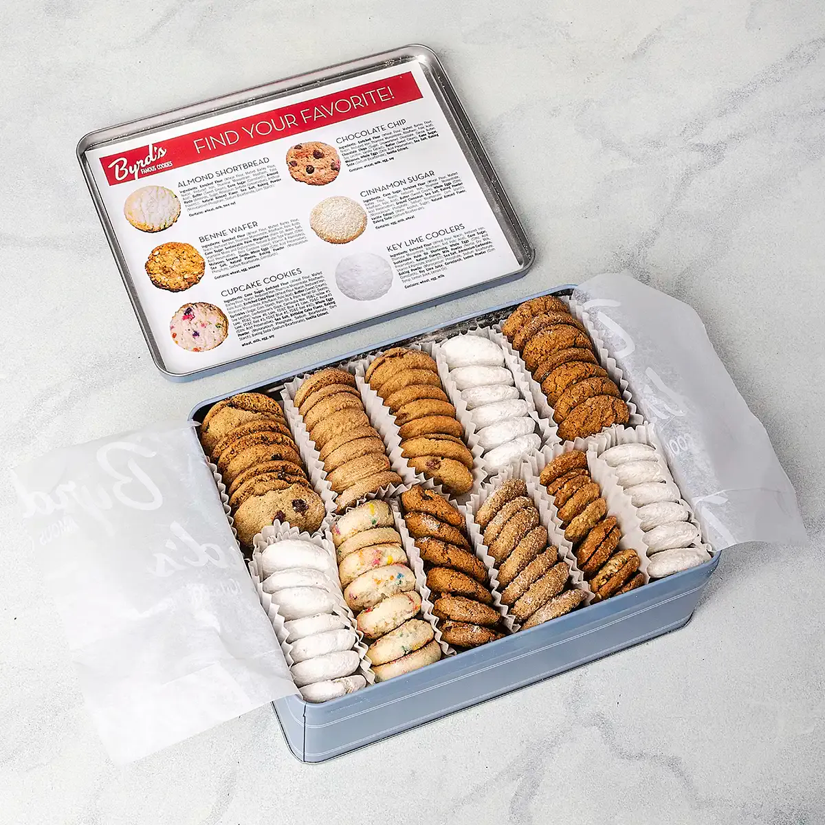 Fancy Assortment Tin by Byrd Cookie Company