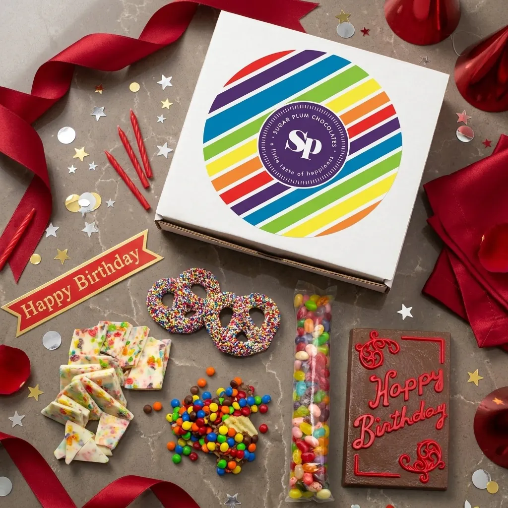 Happy Birthday Snack Box by Sugar Plum - Alternate image 1