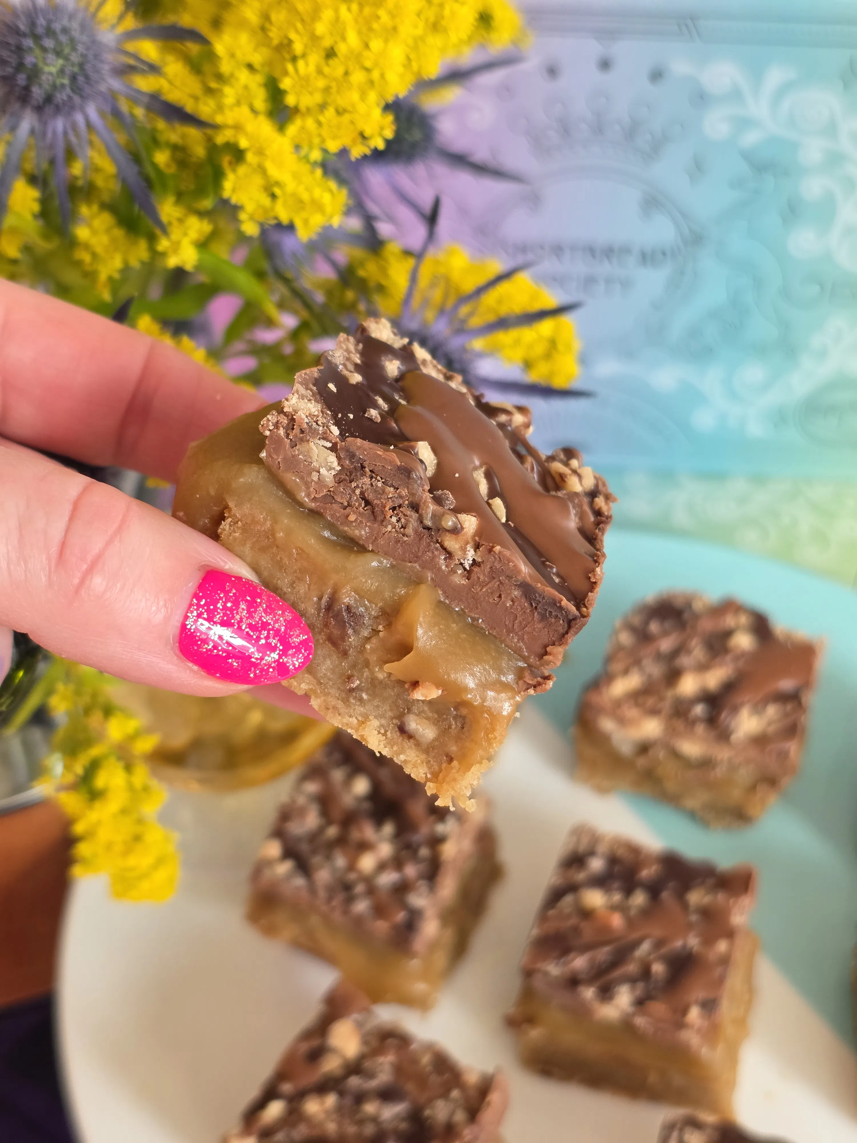 Father's Day Highlander Millionaire's Shortbread Tray by Shortbread Society