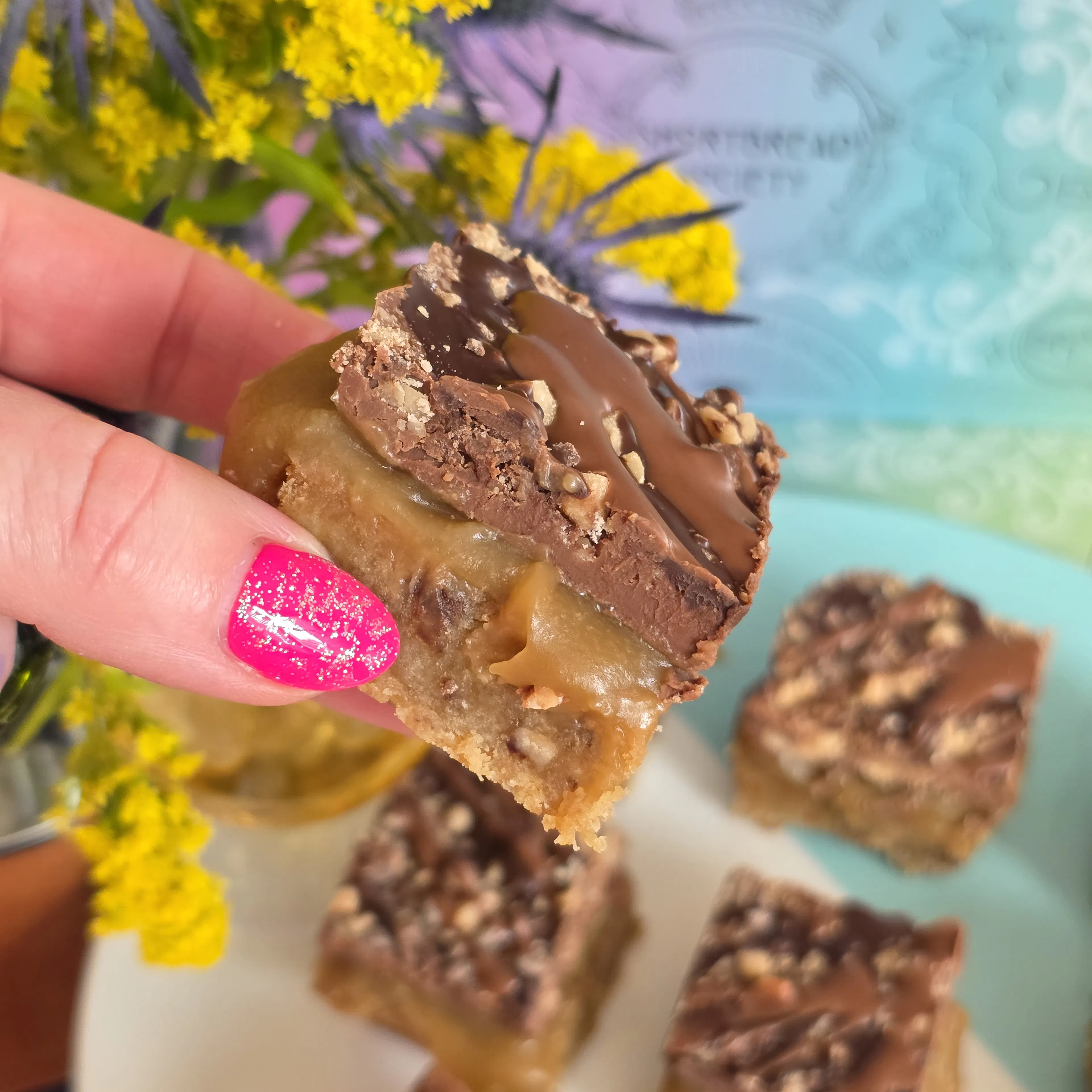 Father's Day Highlander Millionaire's Shortbread Tray by Shortbread Society
