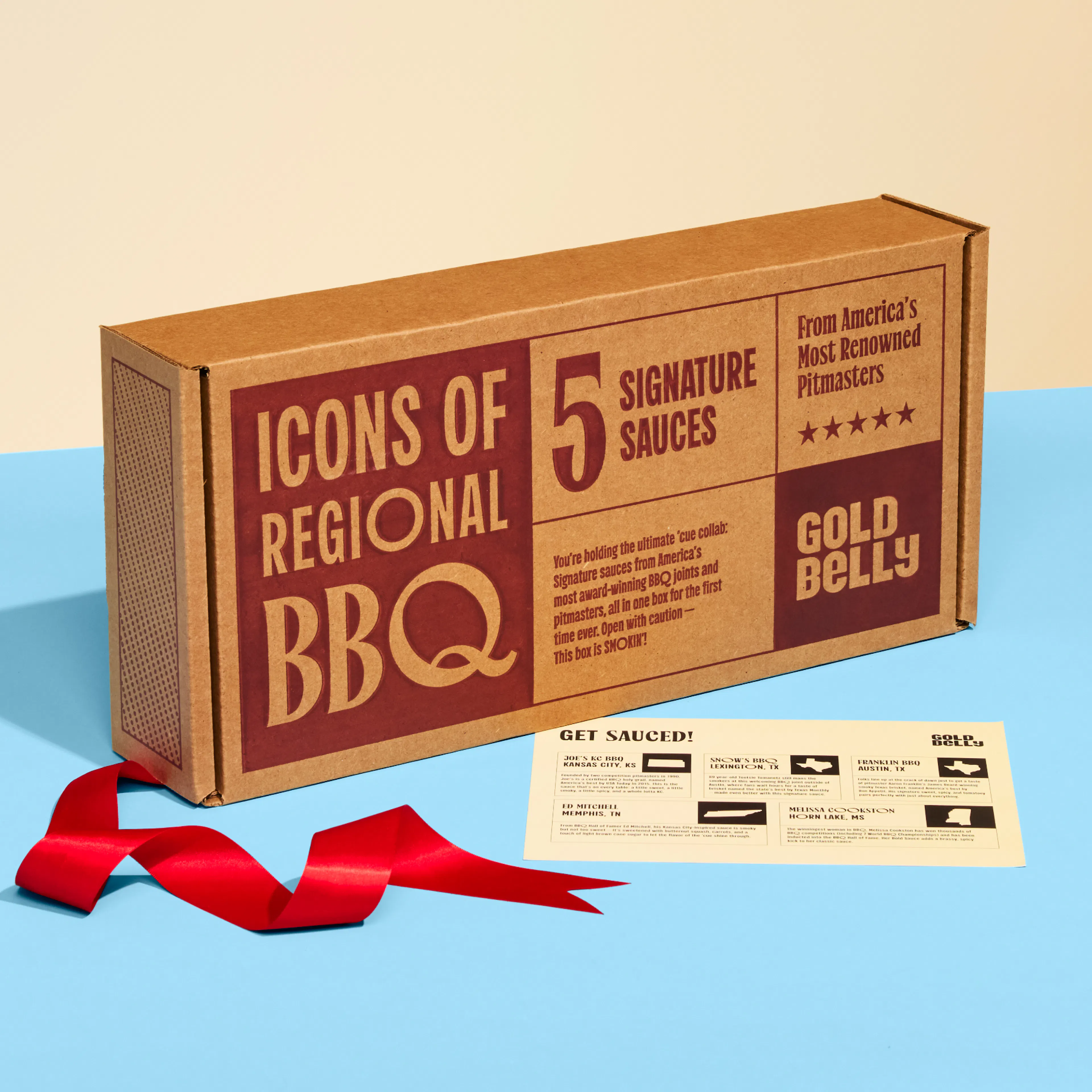 Pitmaster Icons BBQ Sauce Gift Box by Taste of America - Alternate image 1