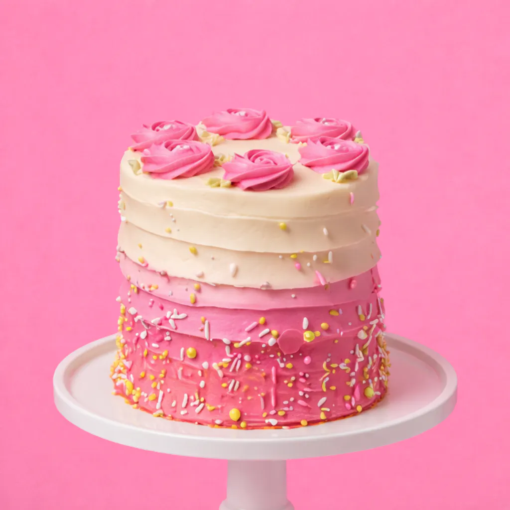 Mother's Day French Vanilla Cake by Dessert Gallery