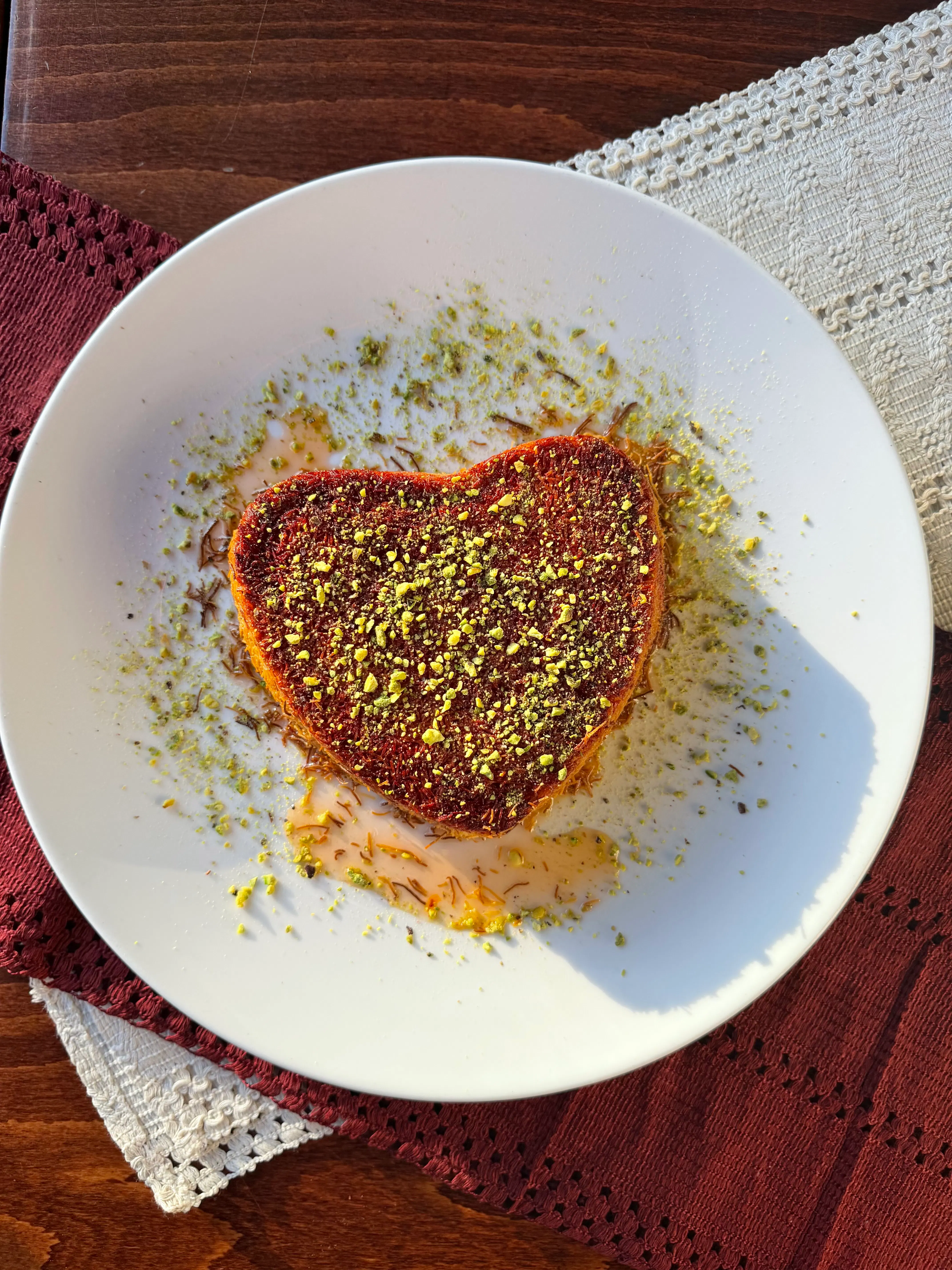 Mother's Day Sweet Cheese "Knafeh" Heart-Shaped Pastry by Tanoreen - Alternate image 4