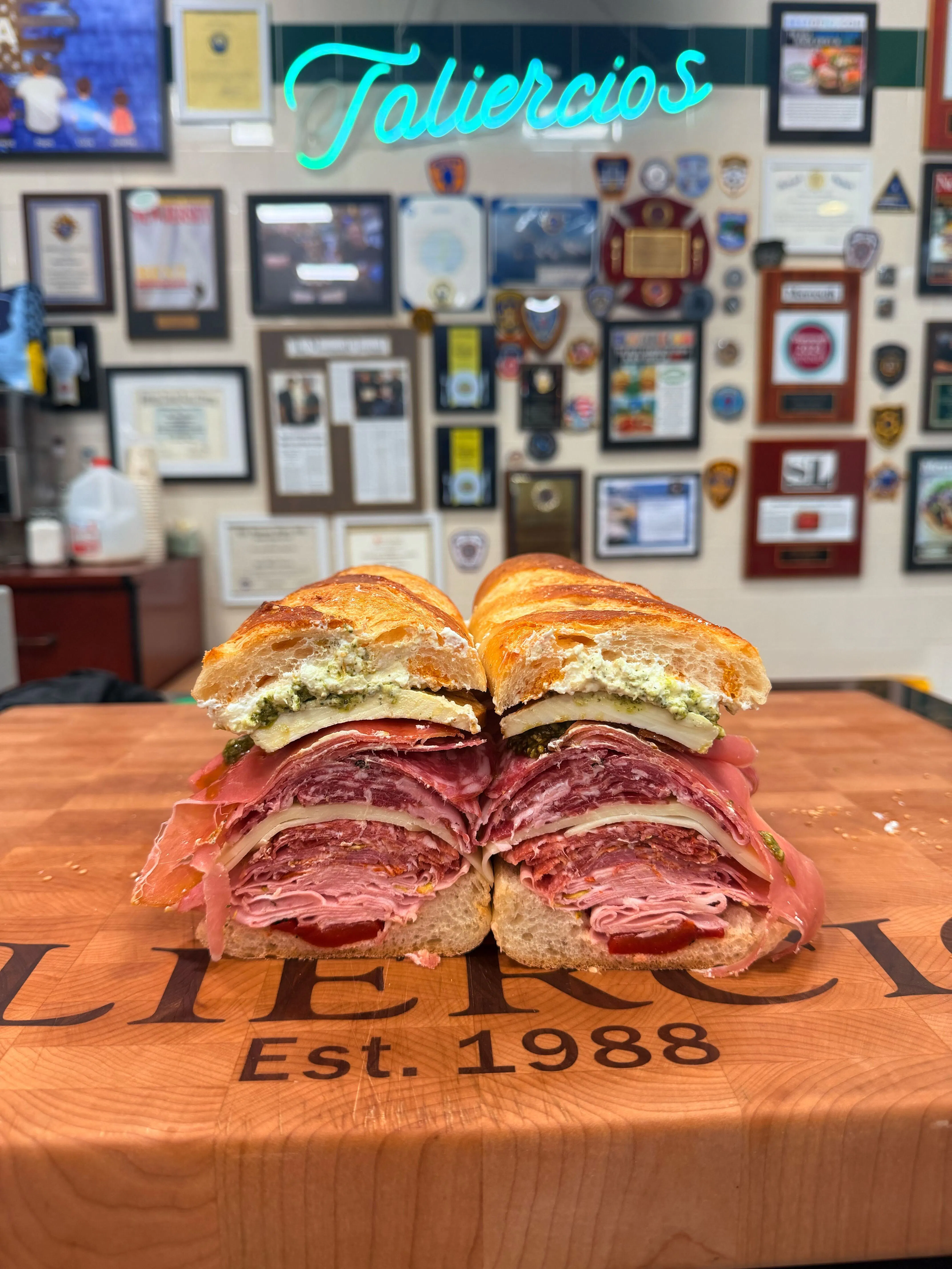 "The No Name" Giant Sandwich by Taliercio's Deli - Alternate image 1